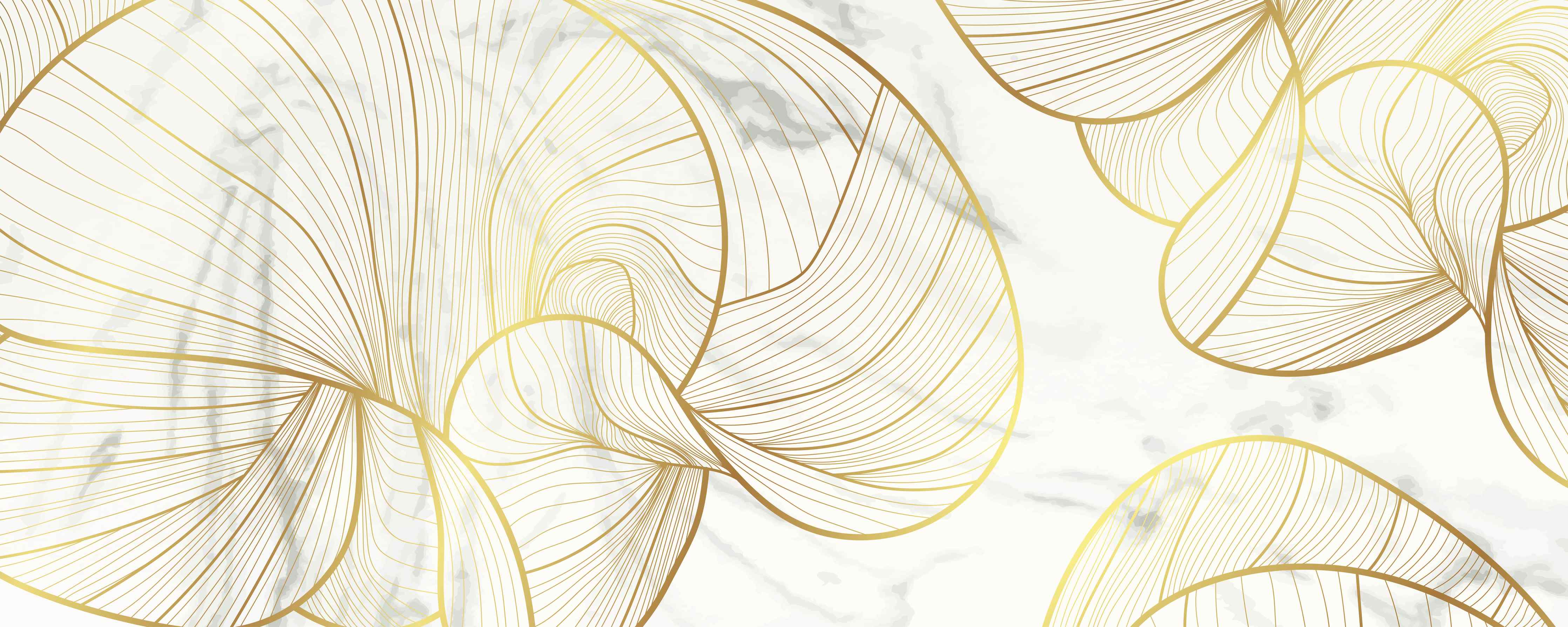 Wandverkleidung Bad-Goldene Linien auf Marmor