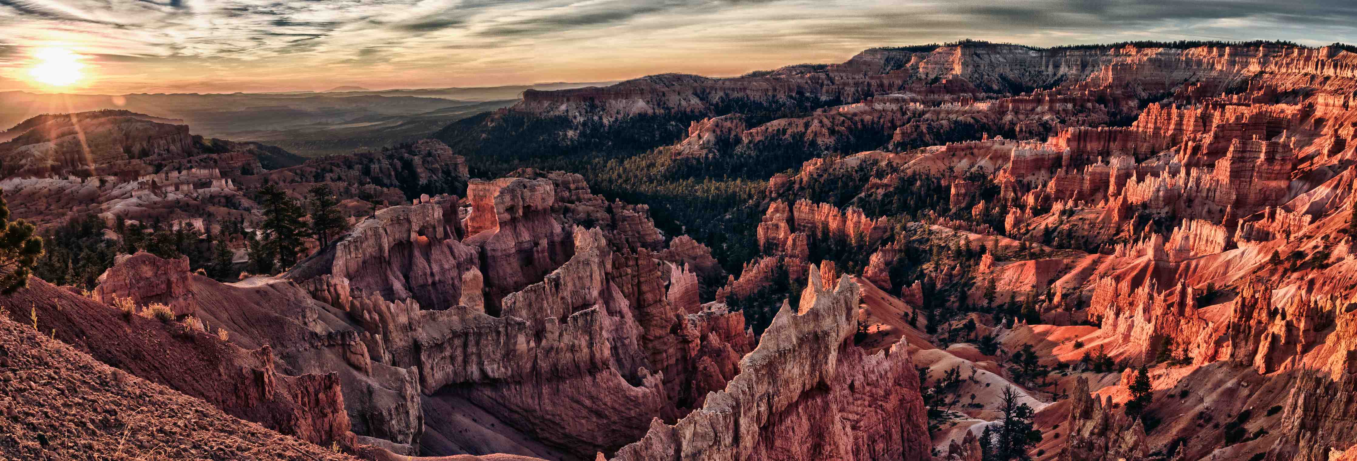 Wandverkleidung Bad-Großer Canyon bei Sonnenuntergang