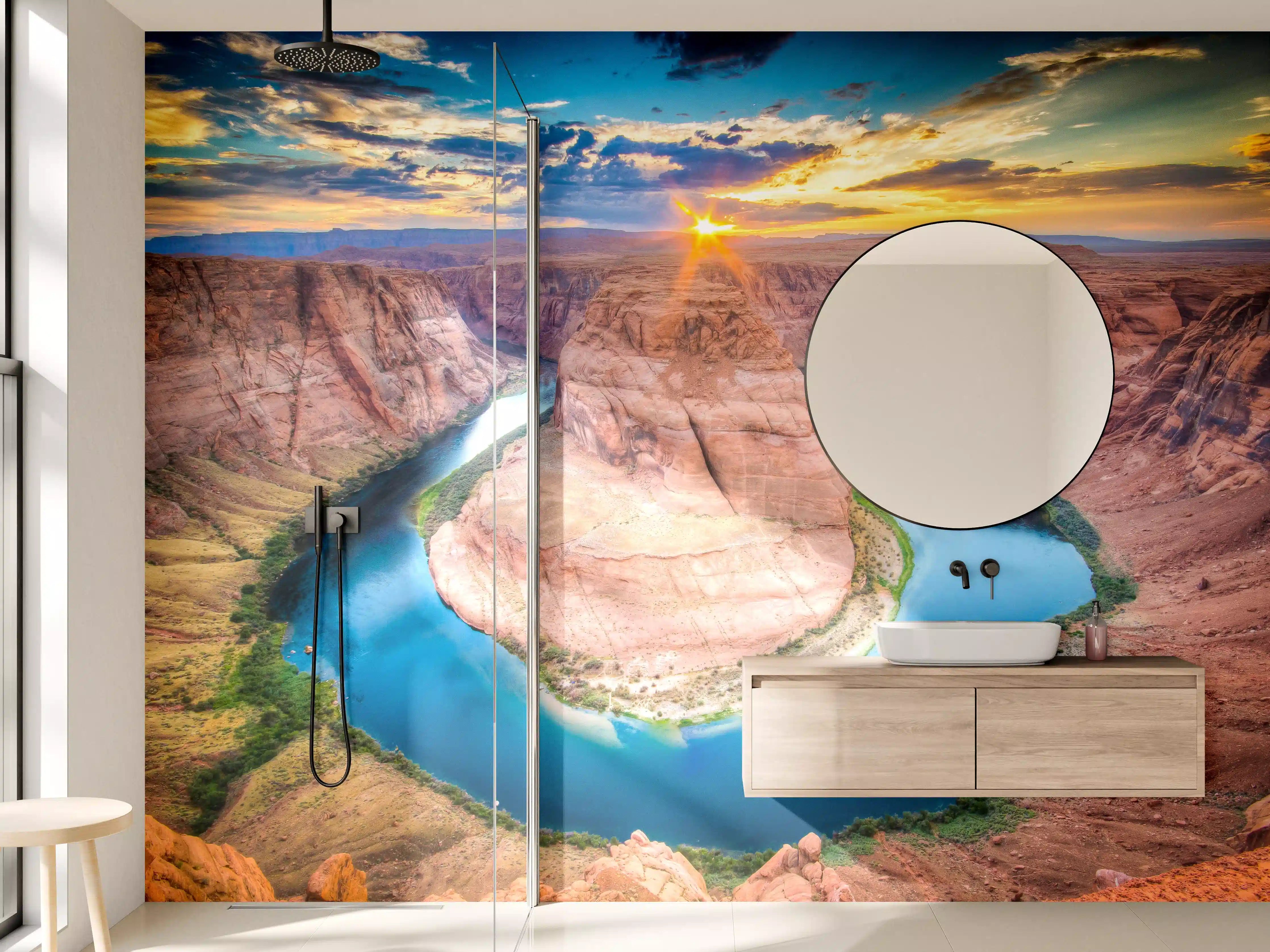 Wandverkleidung Bad - Horseshoe Bend - Arizona