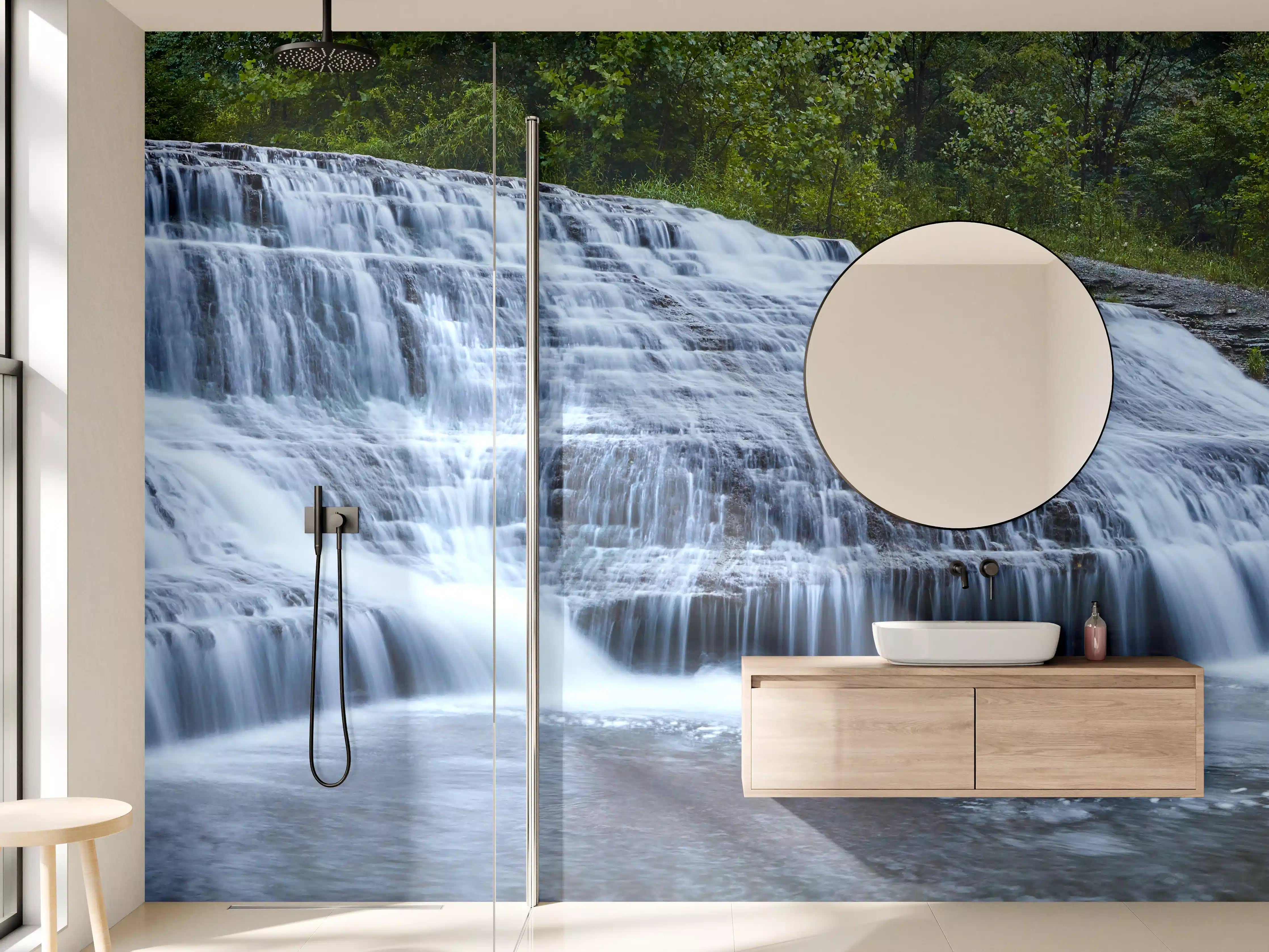Wandverkleidung Bad - Indiana Wasserfall