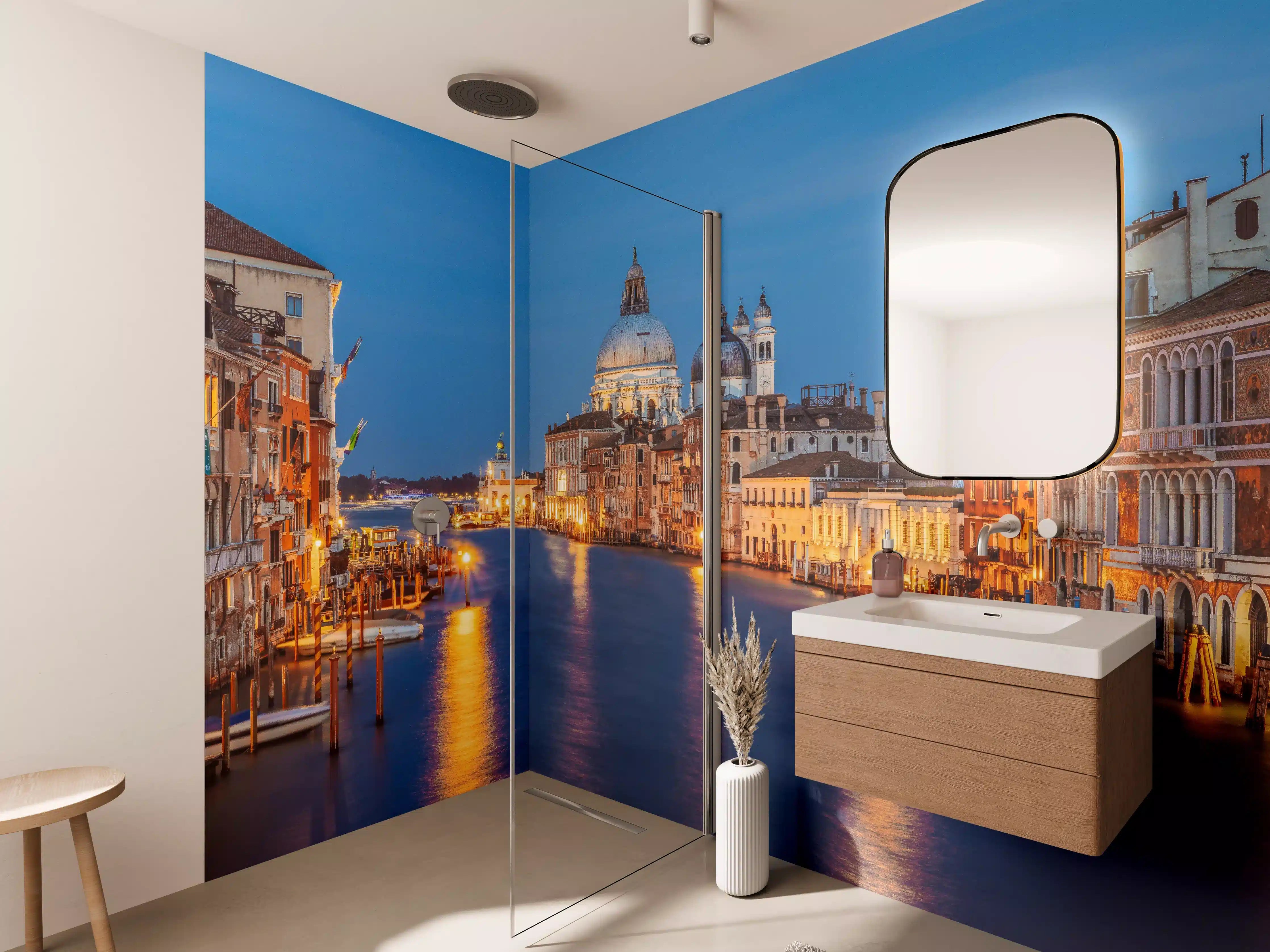 Wandverkleidung Bad - Klassischer Panoramablick auf den Canal Grande