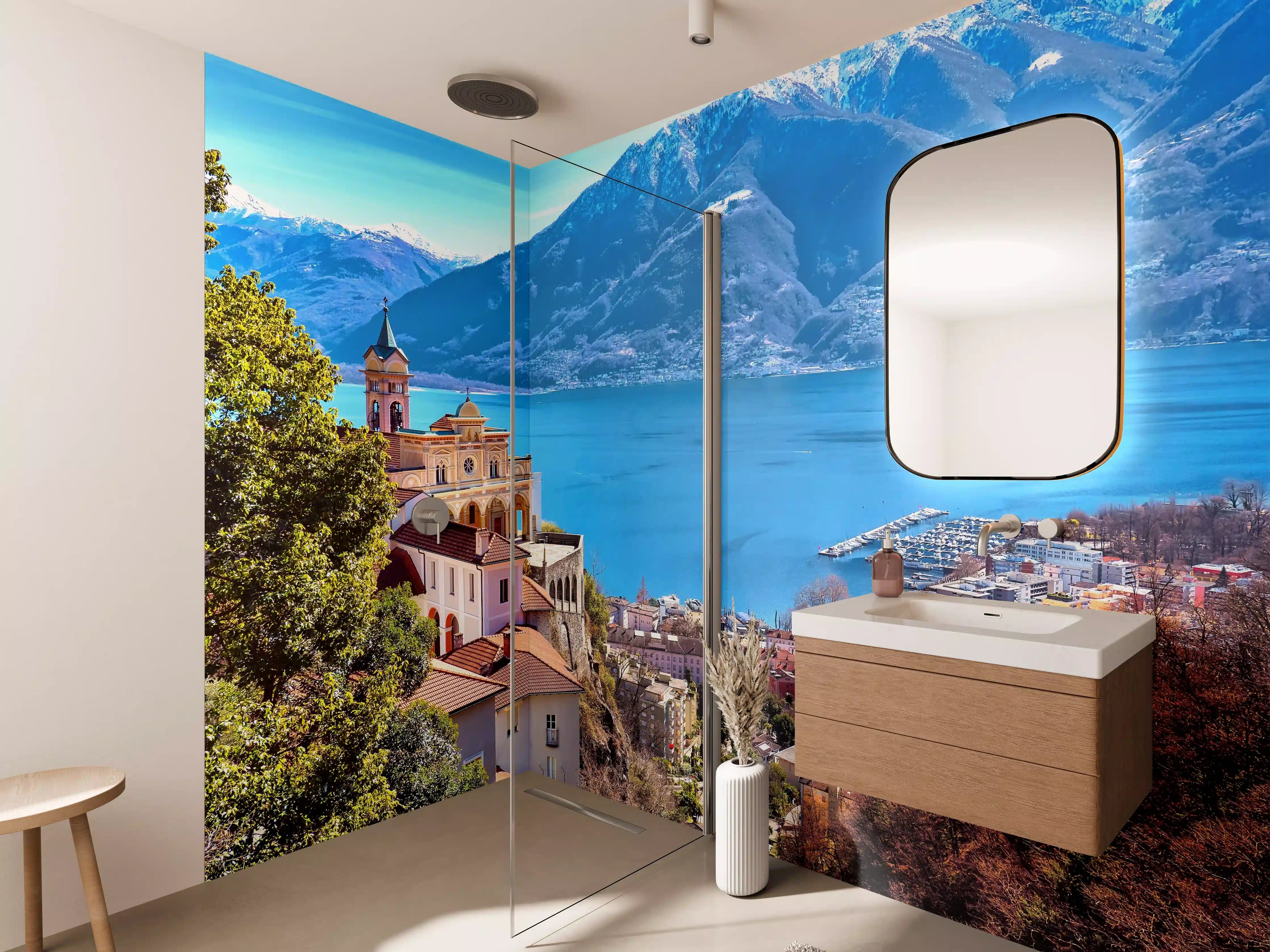 Wandverkleidung Bad - Kloster in Locarno