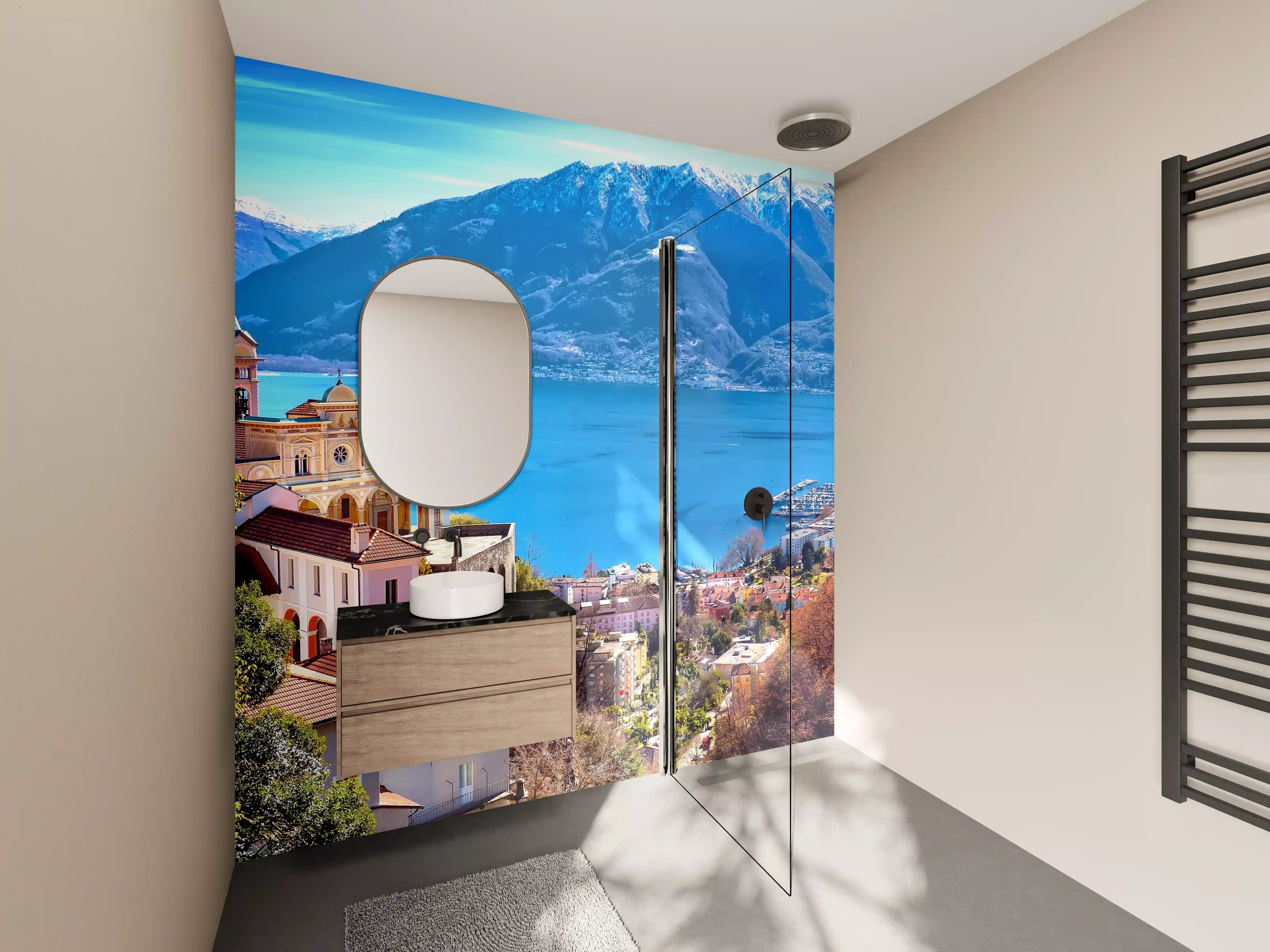 Wandverkleidung Bad - Kloster in Locarno