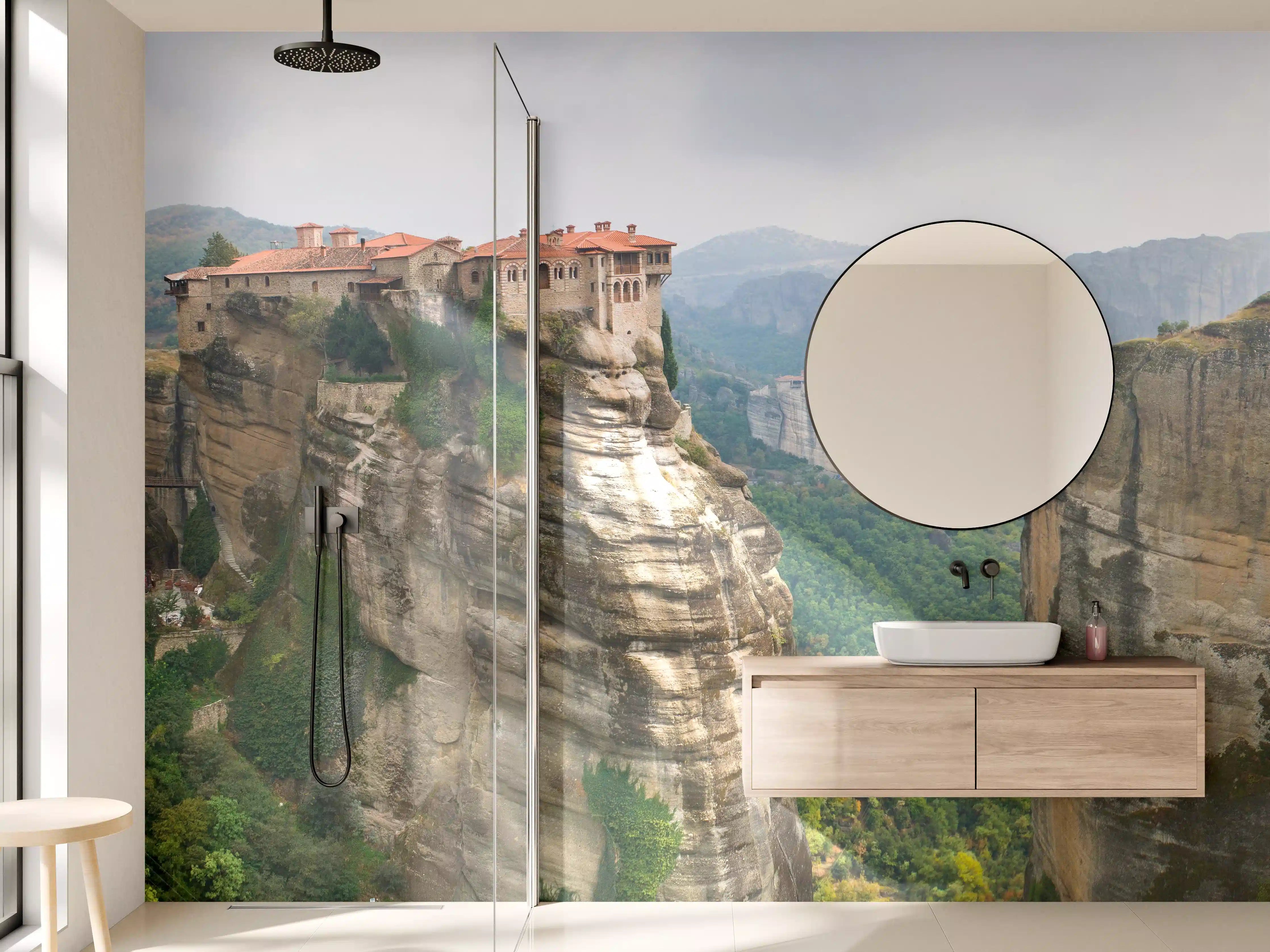 Wandverkleidung Bad - Kloster von Varlaam in Kalambaka