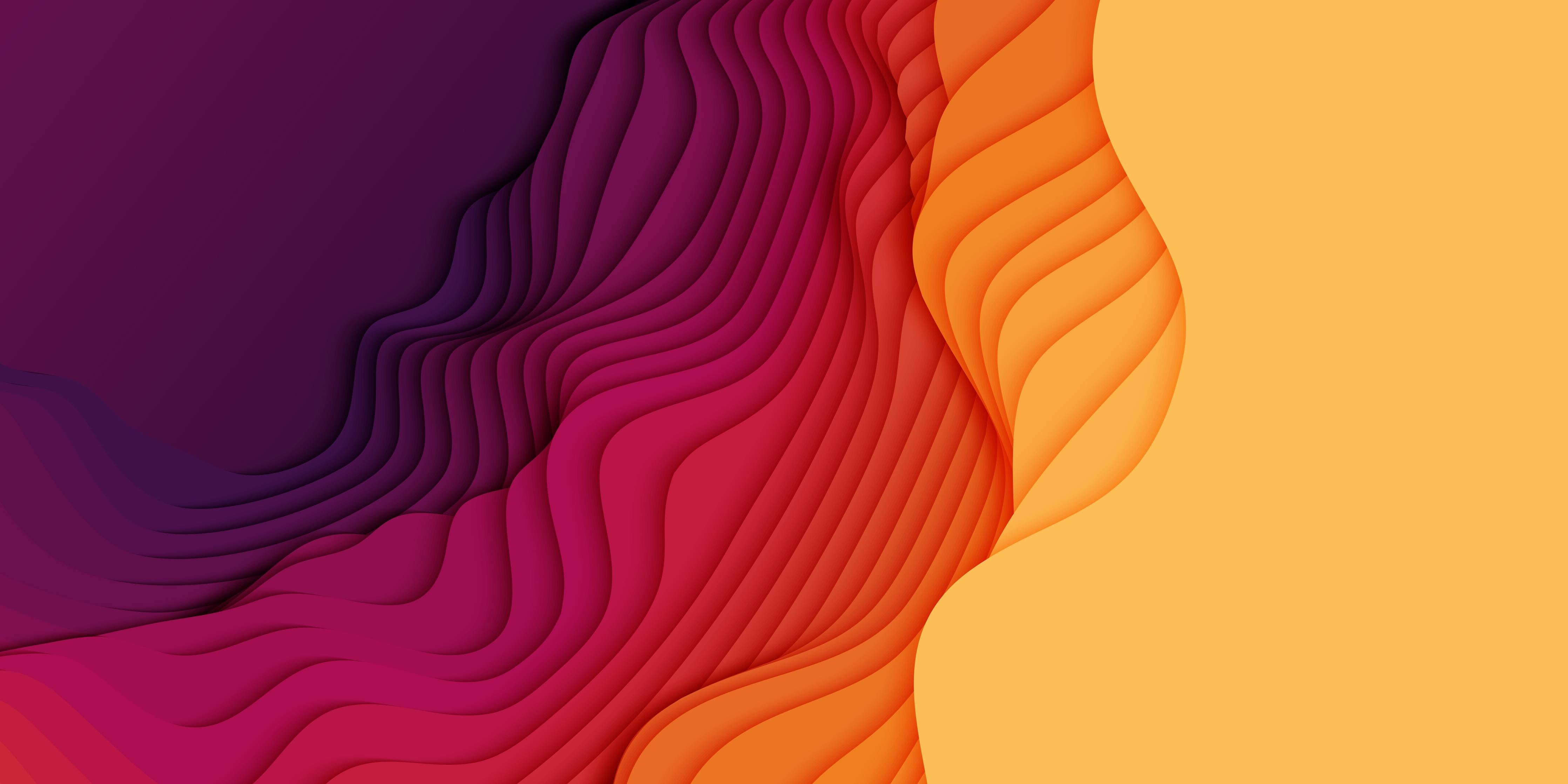 Wandverkleidung Bad-Lebendige Farbkleckse in Orange, Rosa und Violett