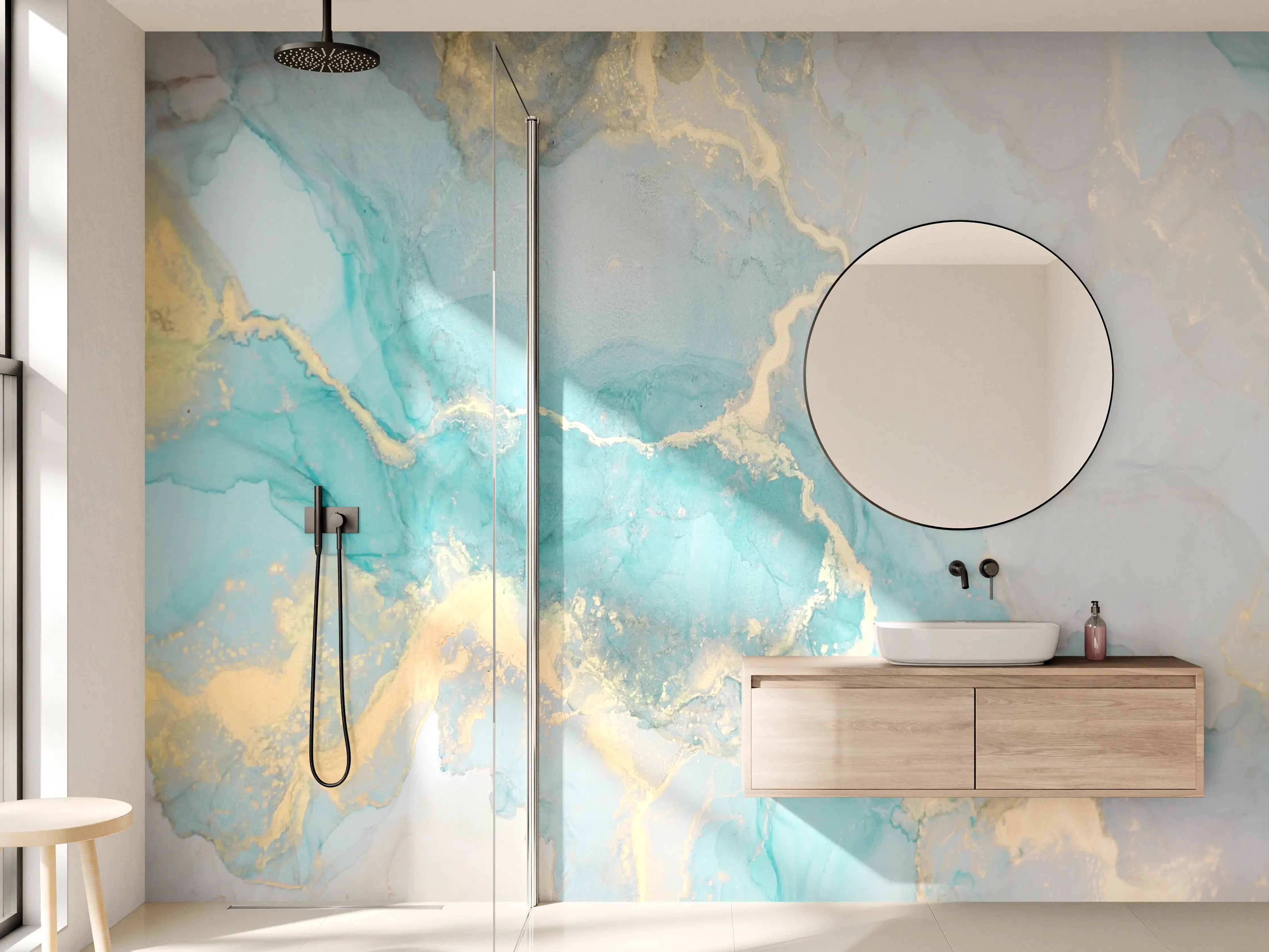 Wandverkleidung Bad - Luxus-Weif8-Grau-Marmor-Textur