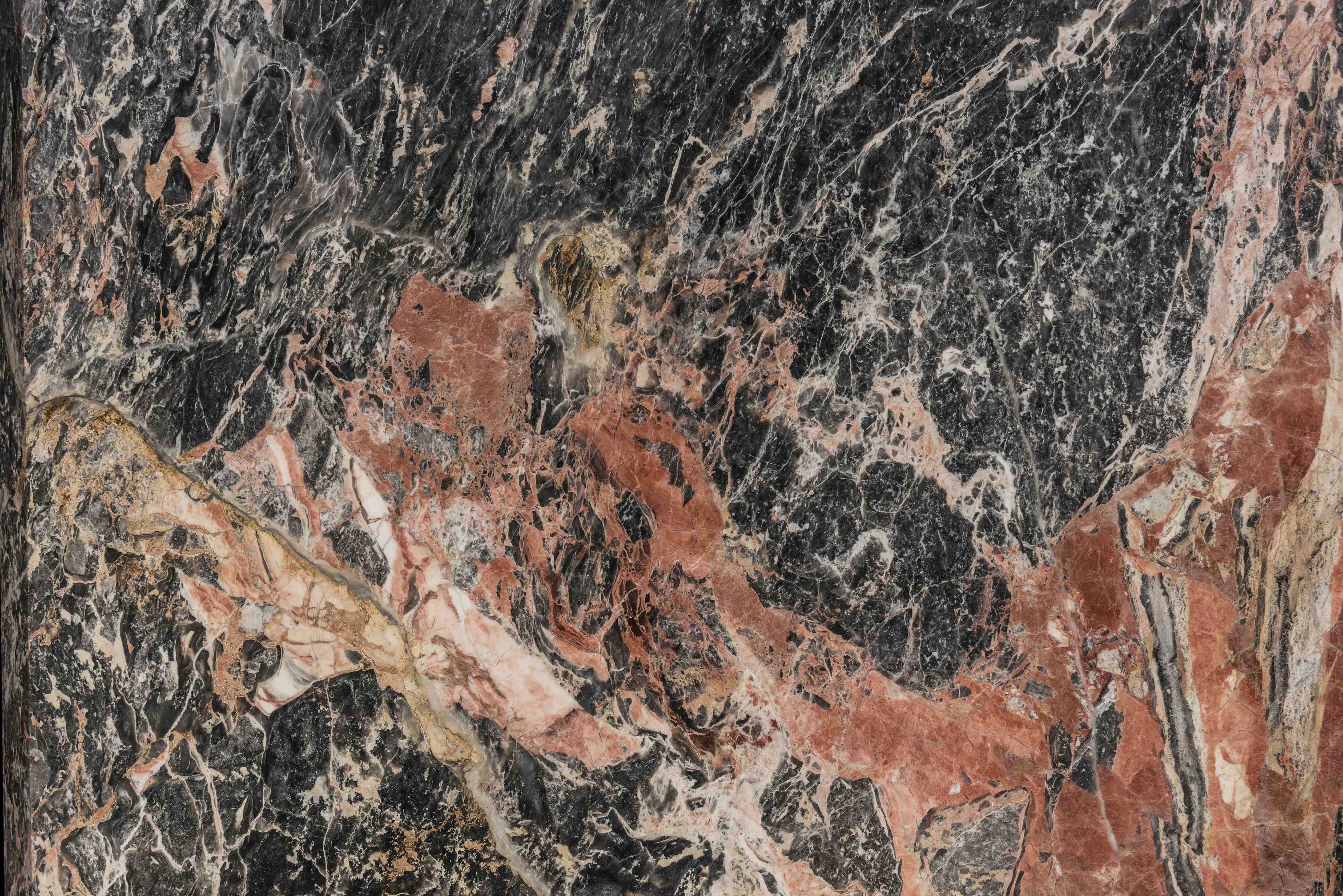 Wandverkleidung Bad-Marmorierte Farbvielfalt in warmen Tönen