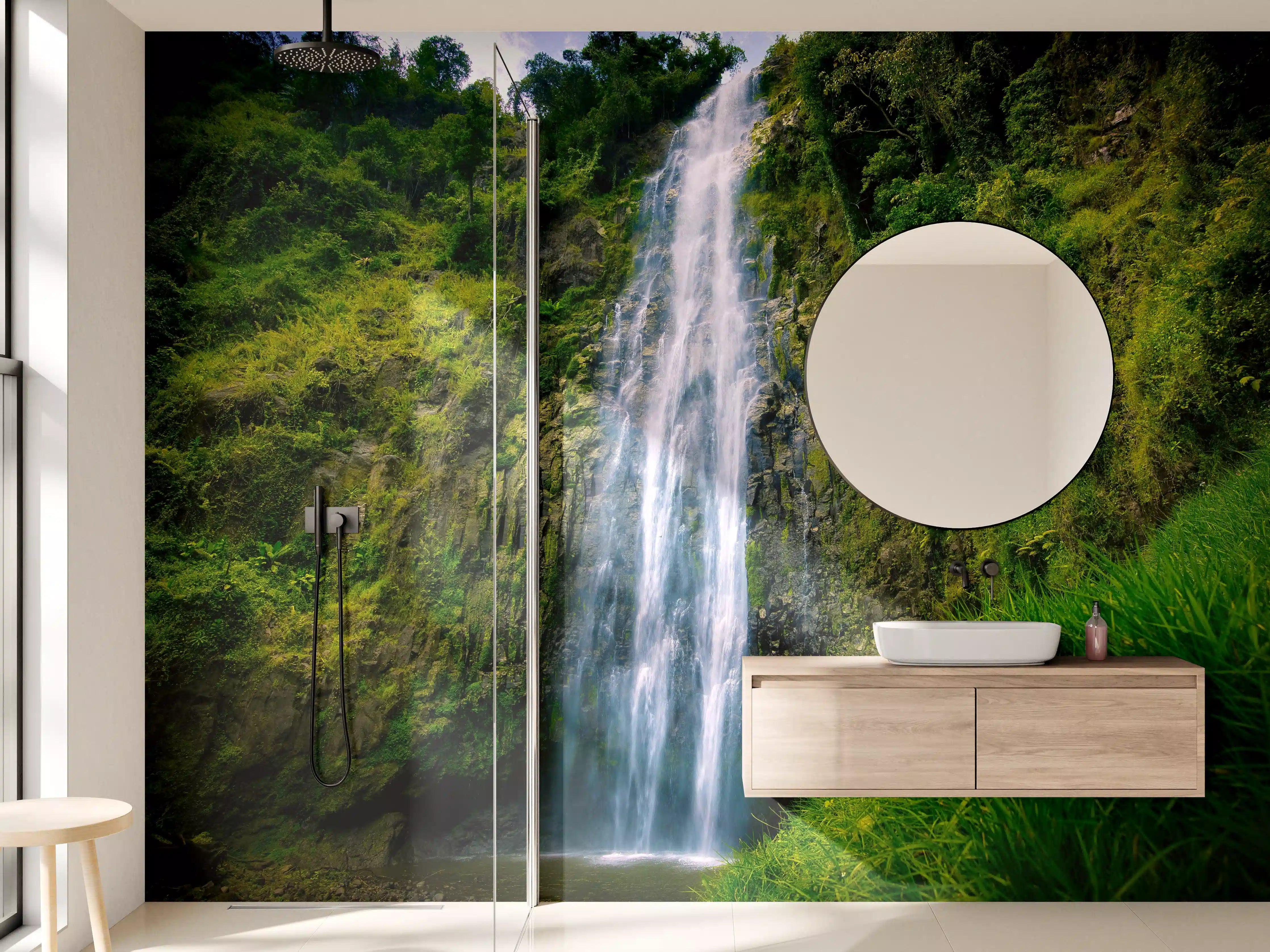 Wandverkleidung Bad - Materuni Waterfall