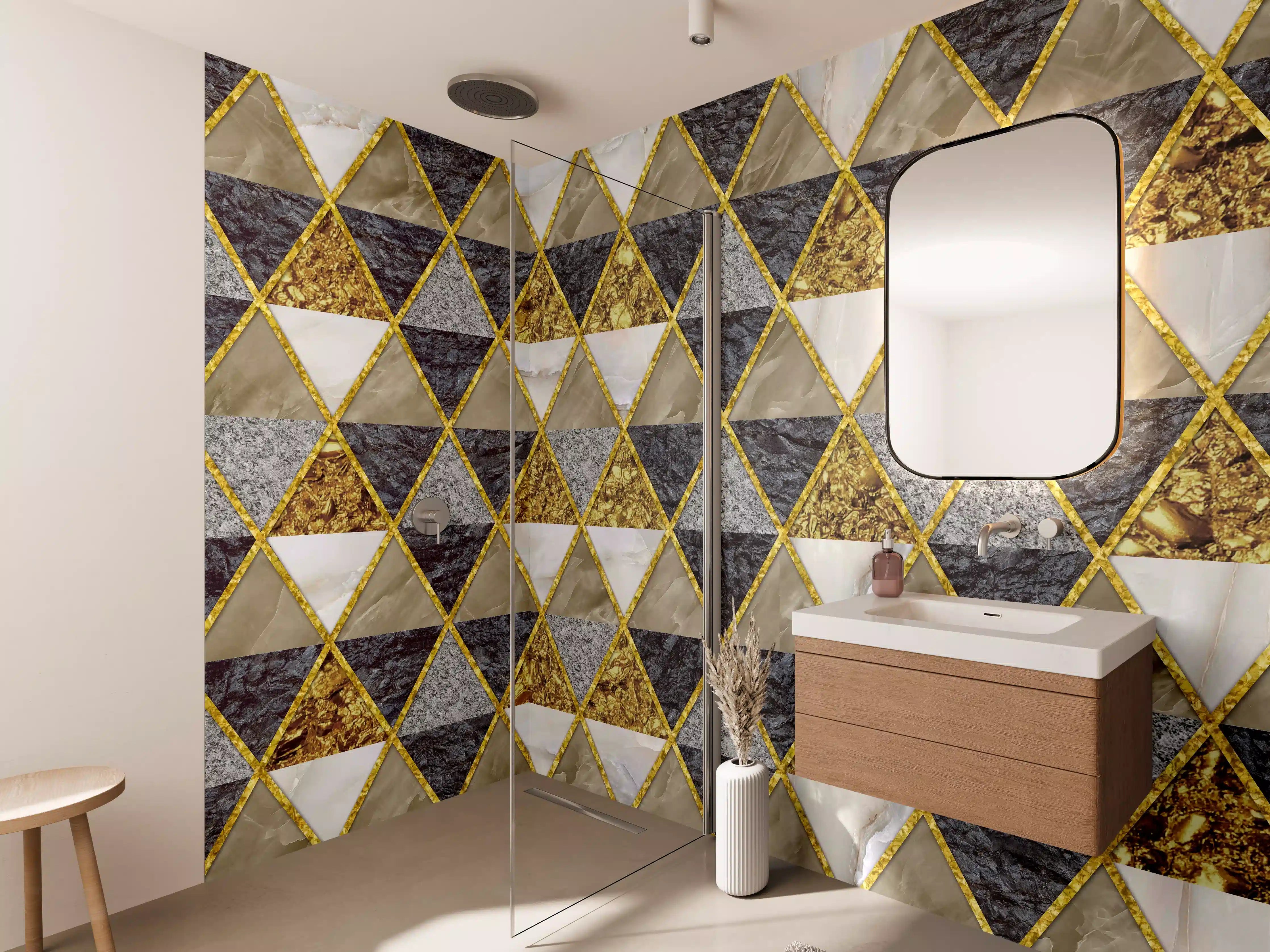 Wandverkleidung Bad - Moderne Wanddekoration - Mosaik