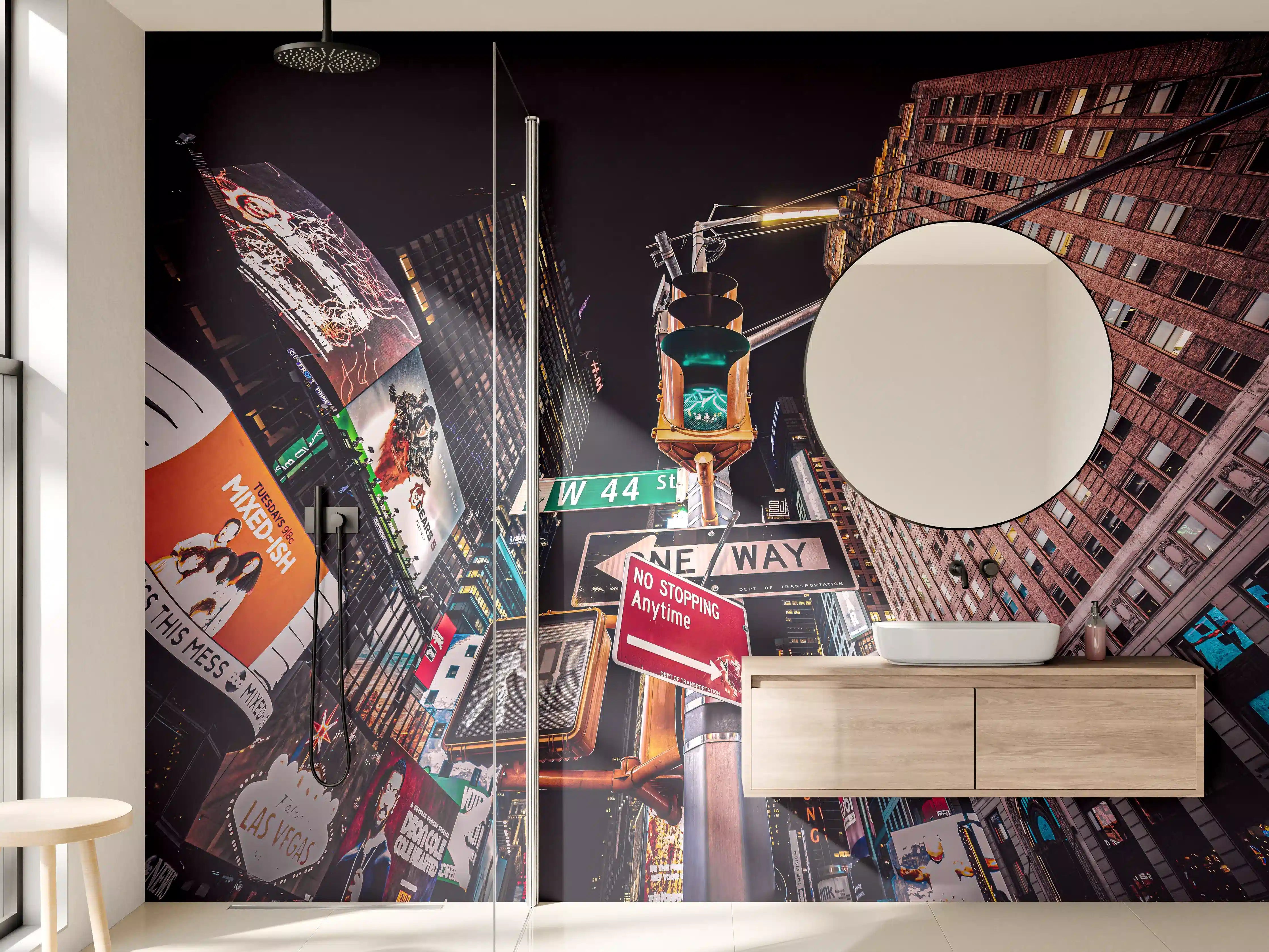 Wandverkleidung Bad - NYC Nächte