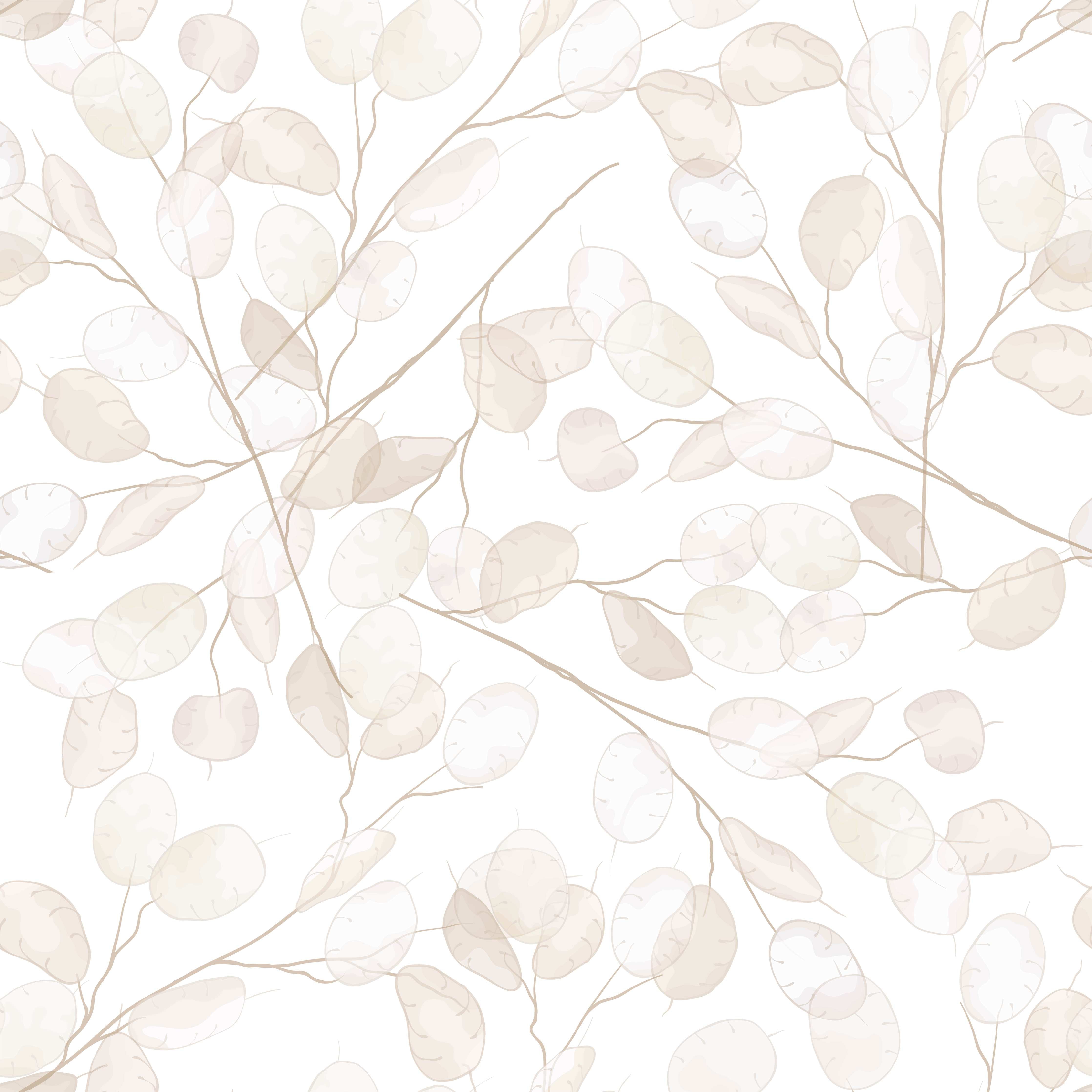 Wandverkleidung Bad-Nahtloses Lunaria-Blütenmuster