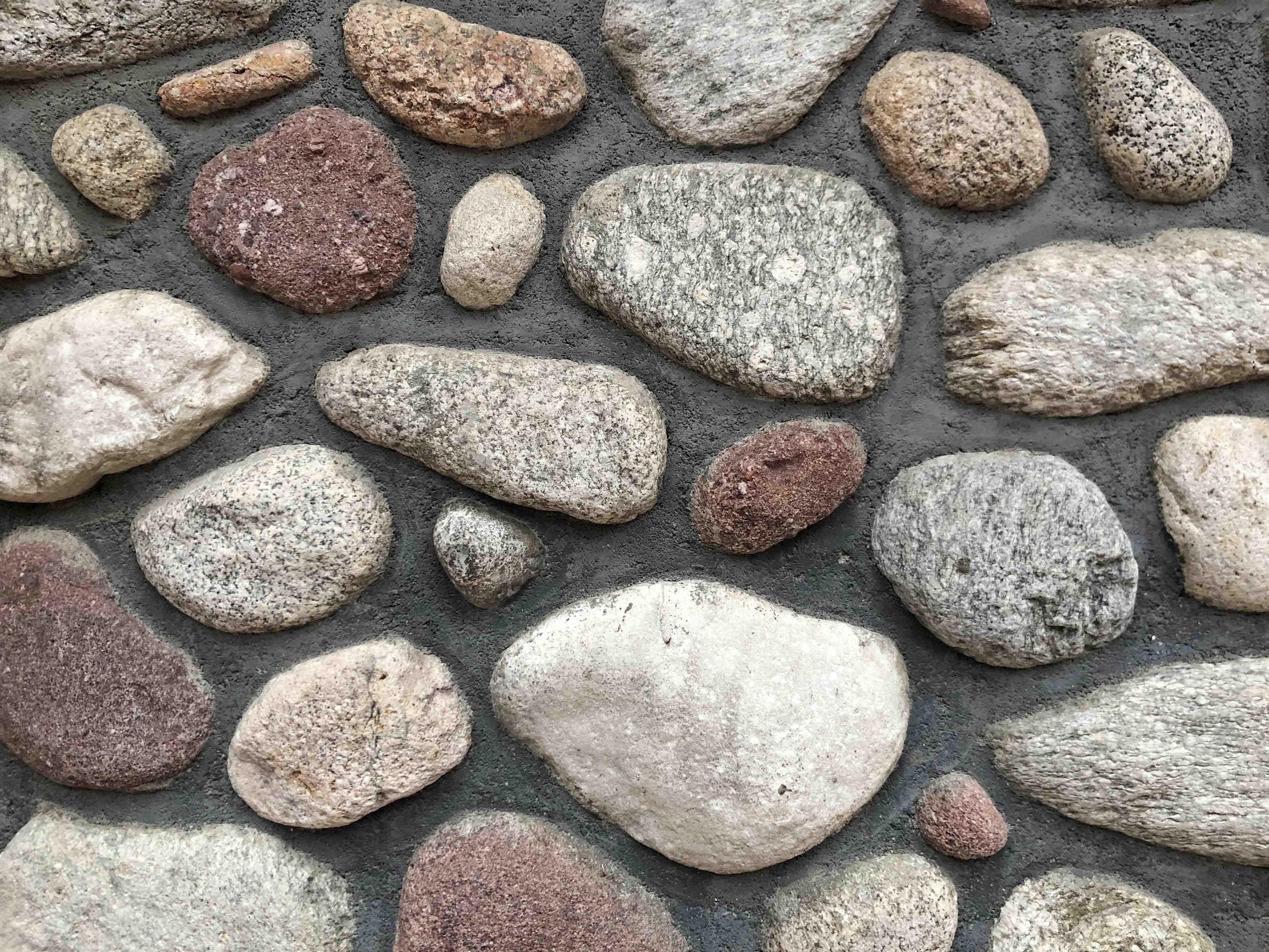 Wandverkleidung Bad-Natürliche Steinmauer mit vielfältigen Texturen