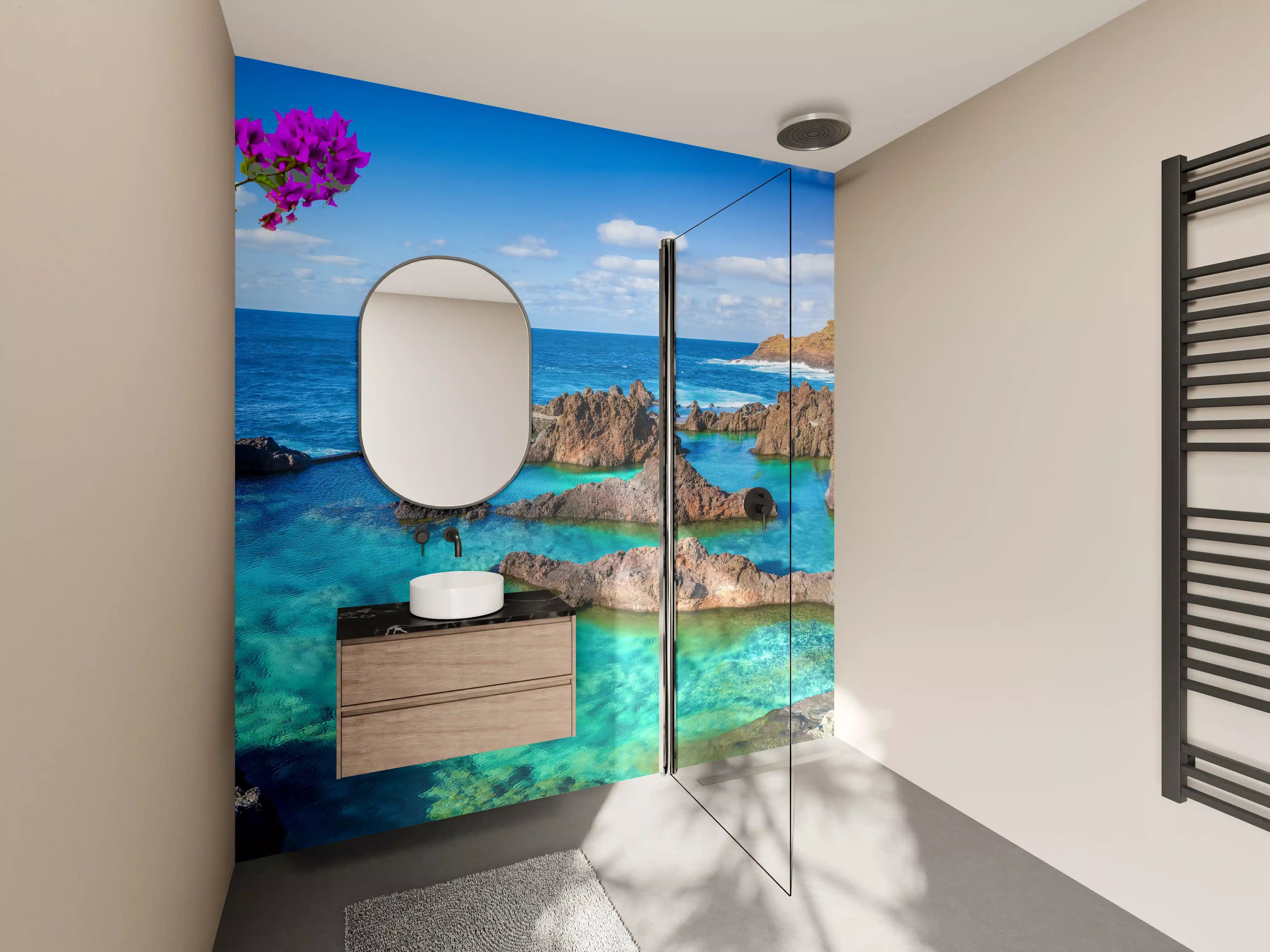 Wandverkleidung Bad - Naturpool in Porto Moniz