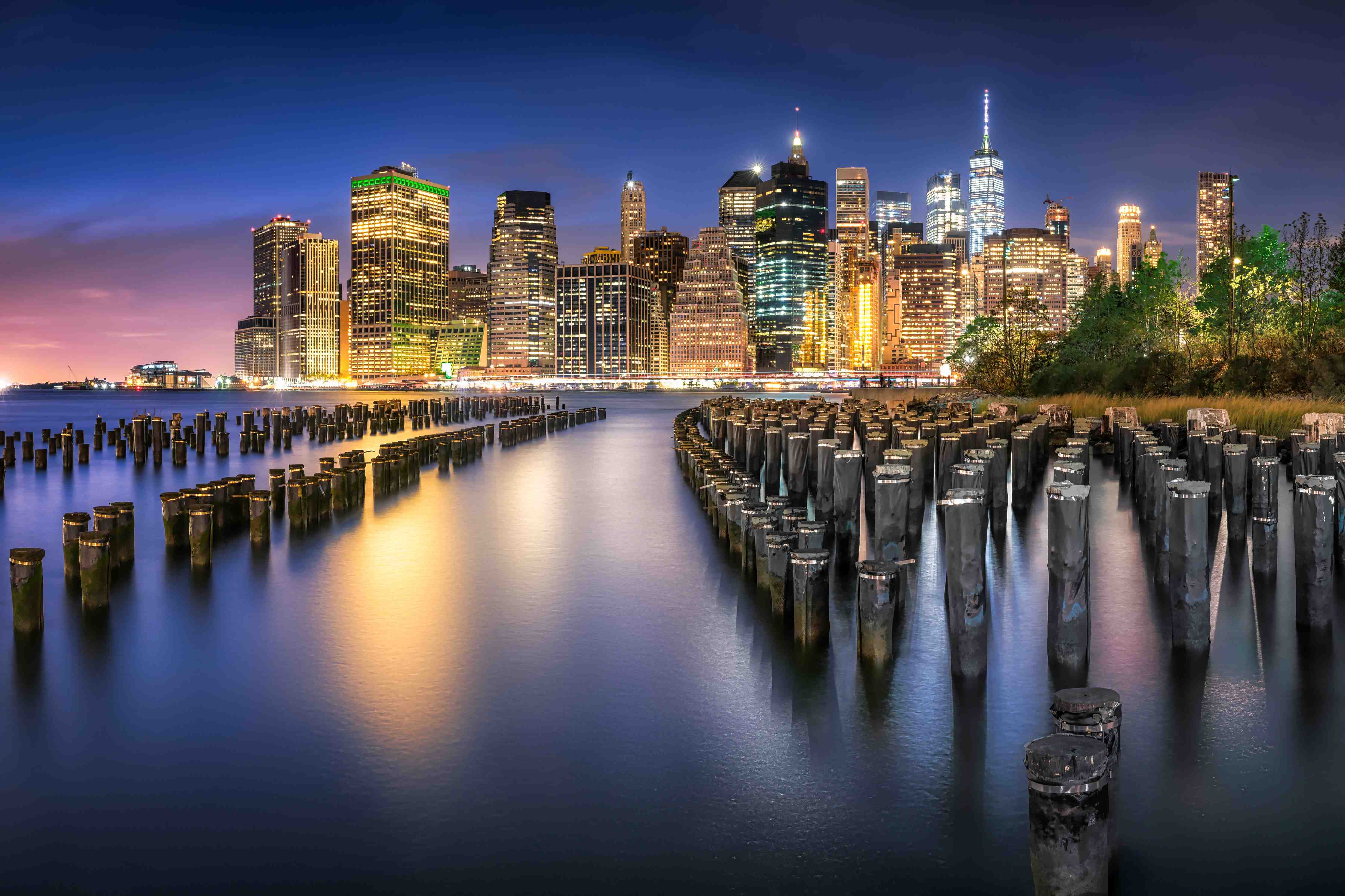 Wandverkleidung Bad-New York City Skyline