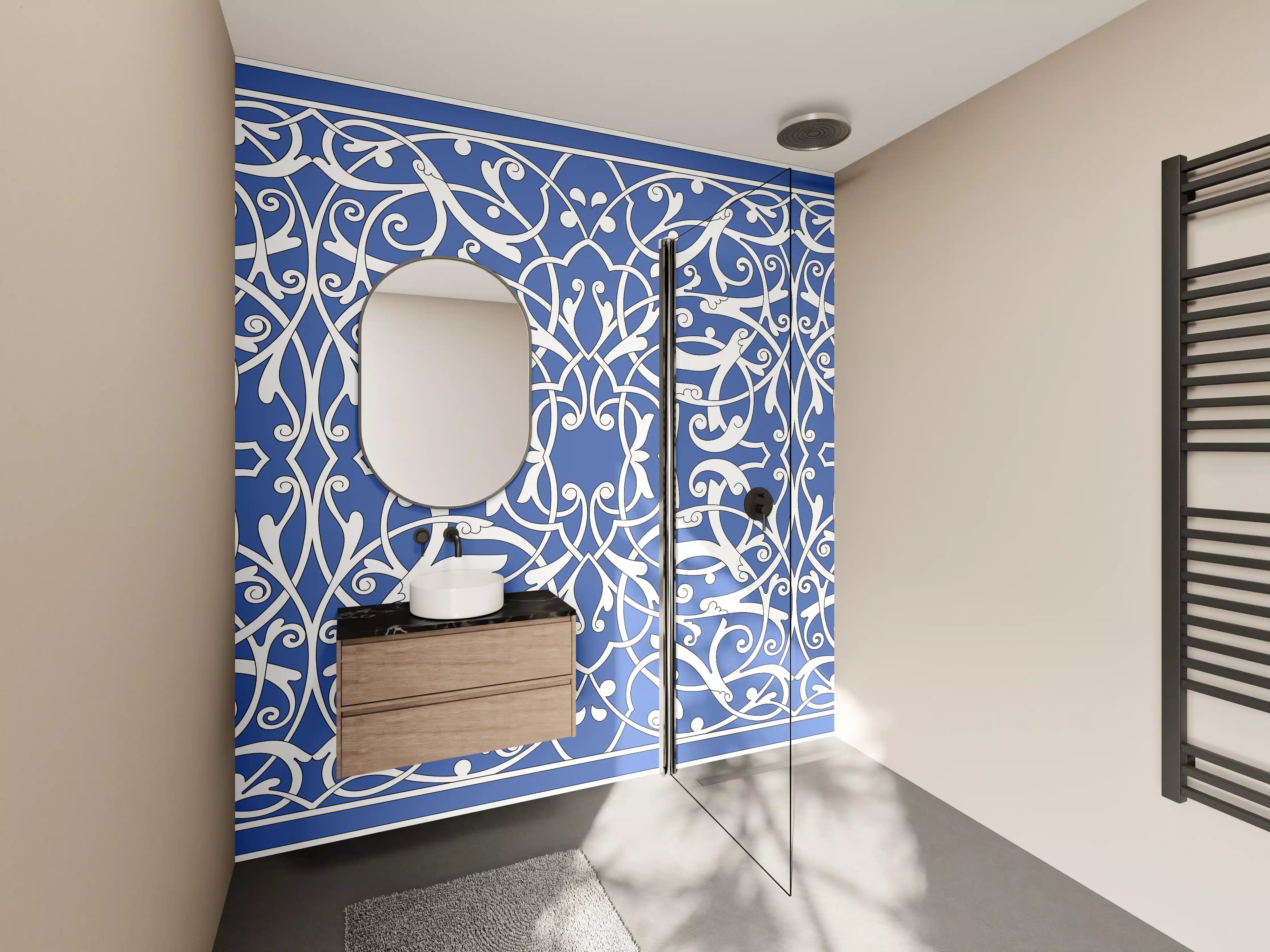 Wandverkleidung Bad - Orientalische Fliesen 2