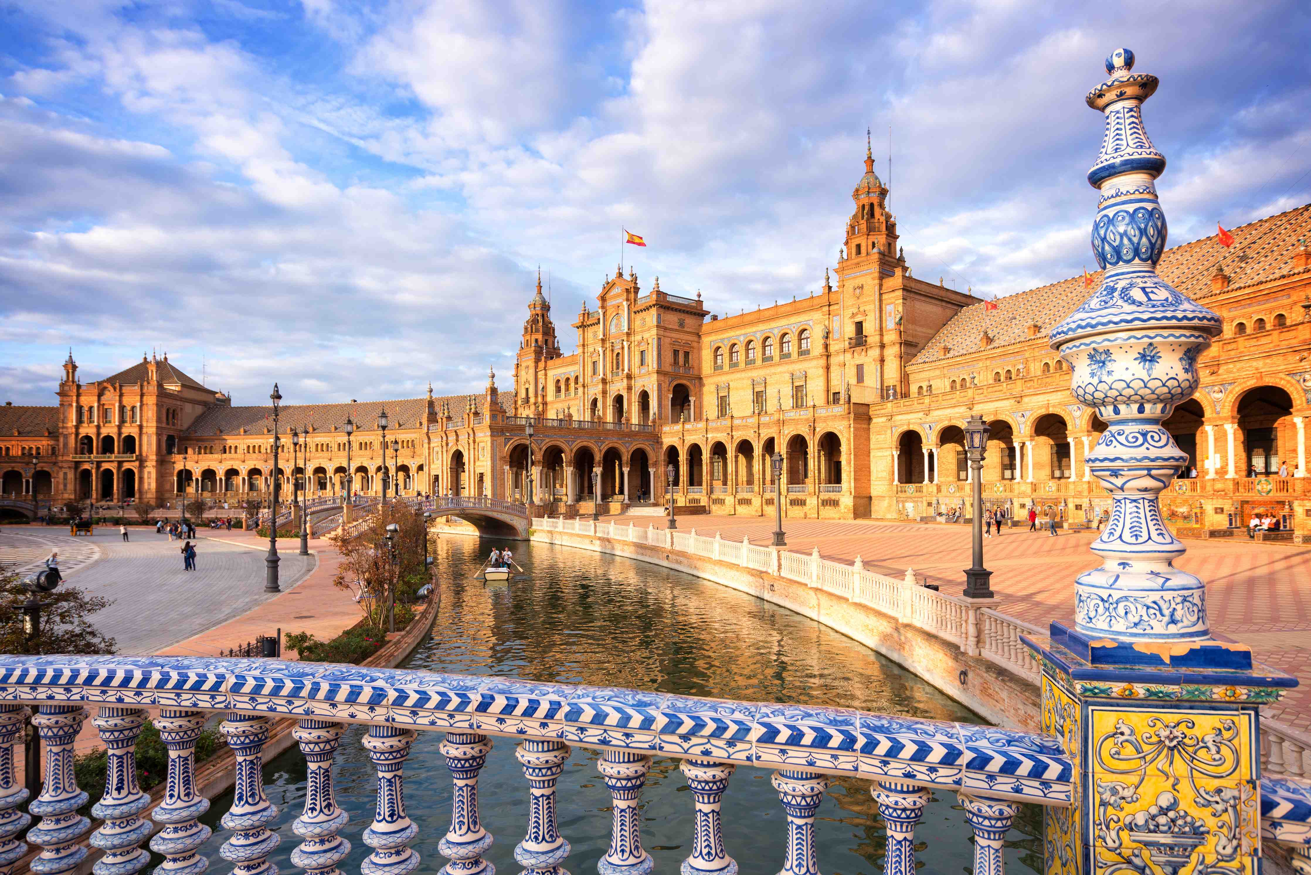 Wandverkleidung Bad-Plaza de Espana in Sevilla