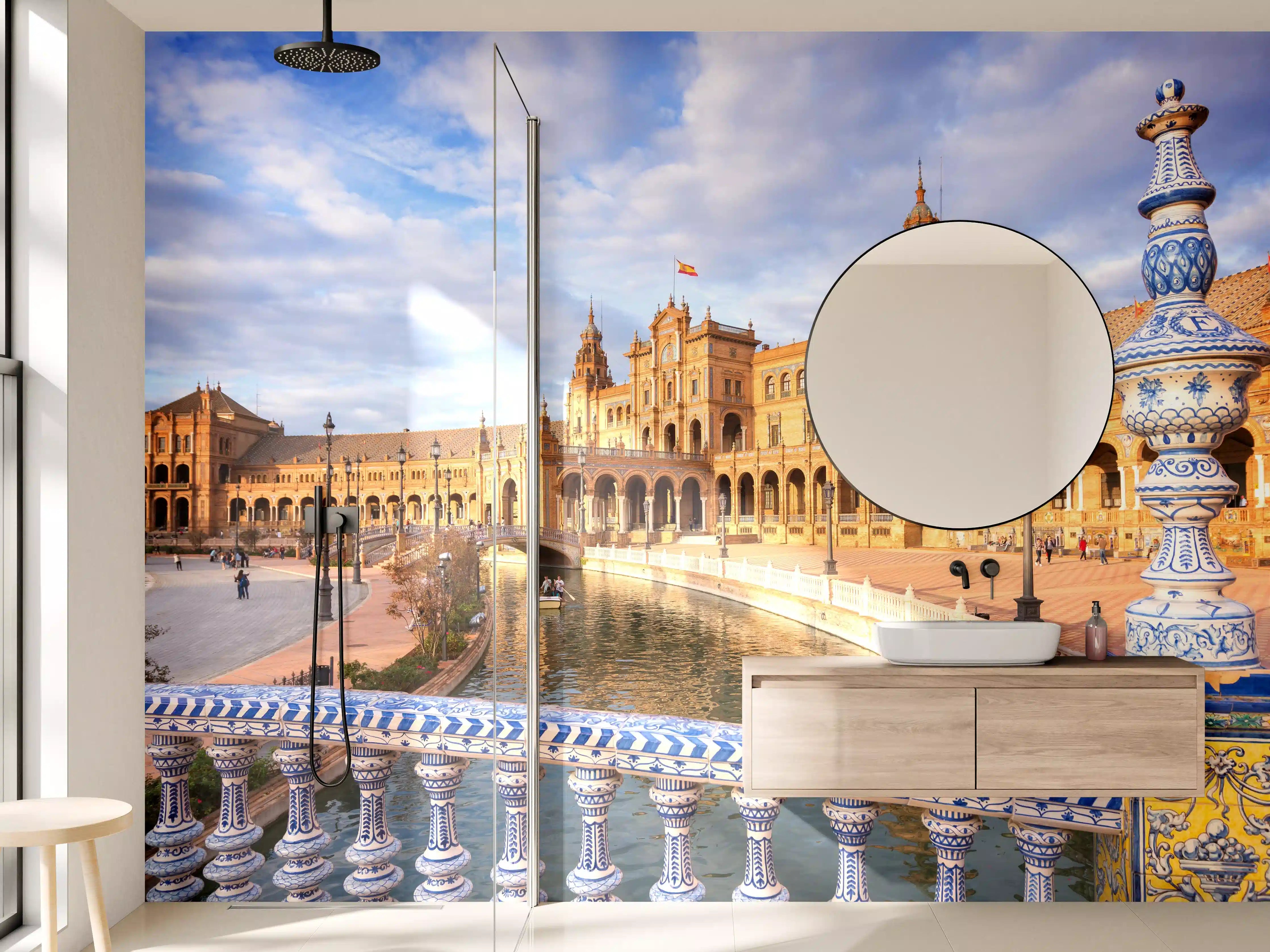 Wandverkleidung Bad - Plaza de Espana in Sevilla