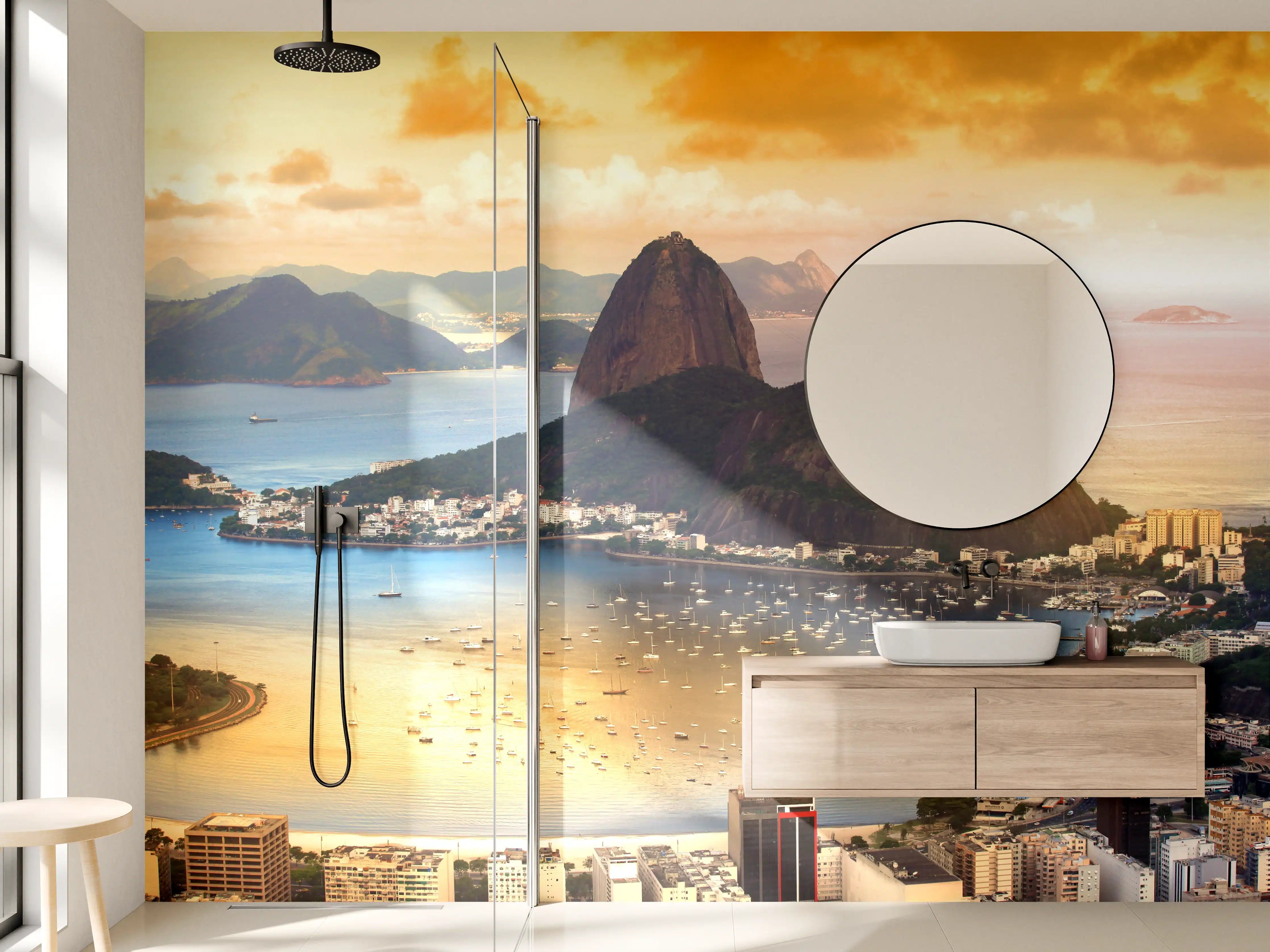 Wandverkleidung Bad - Rio De Janeiro - Panorama
