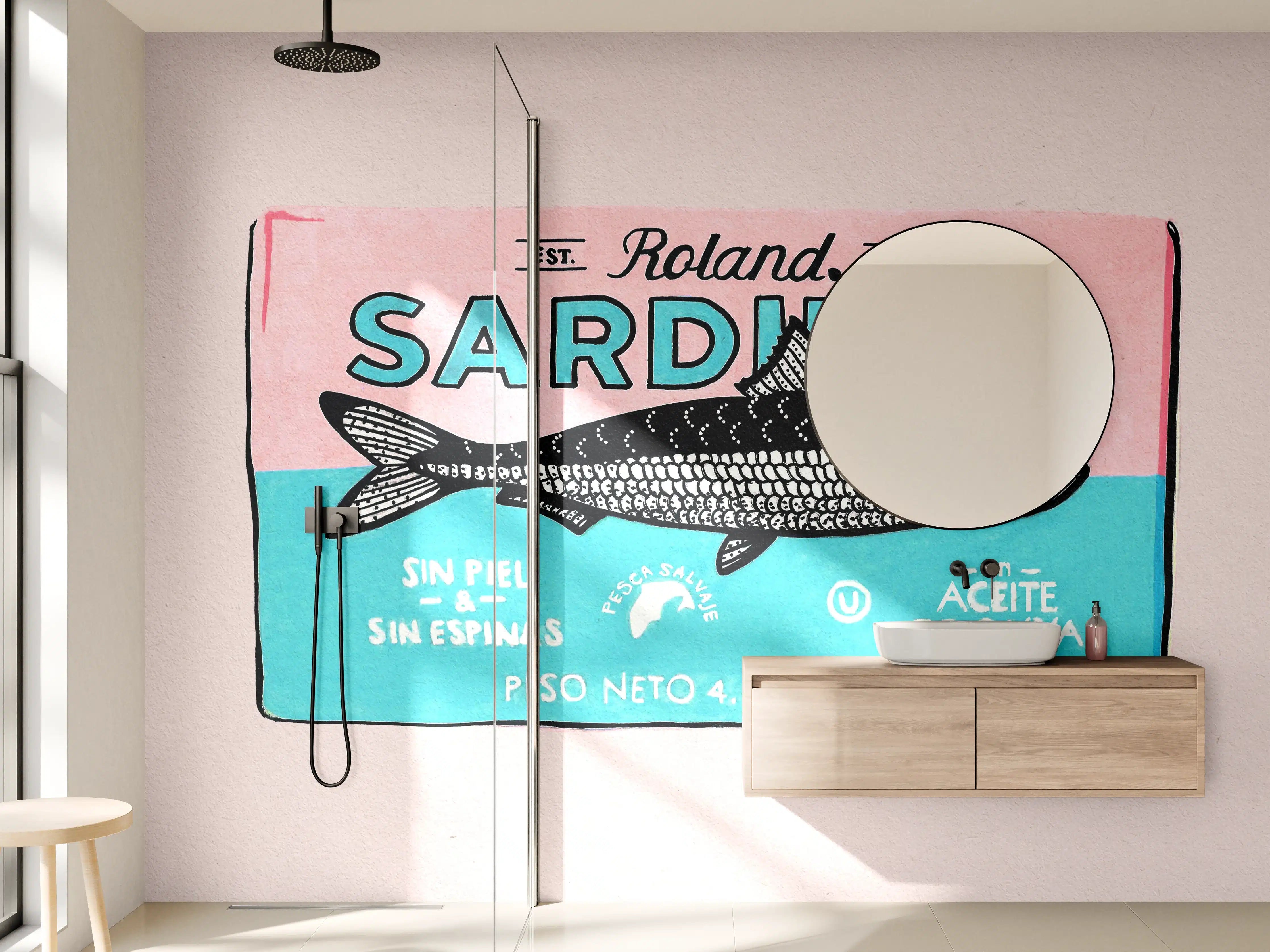 Wandverkleidung Bad - Roland Sardinas