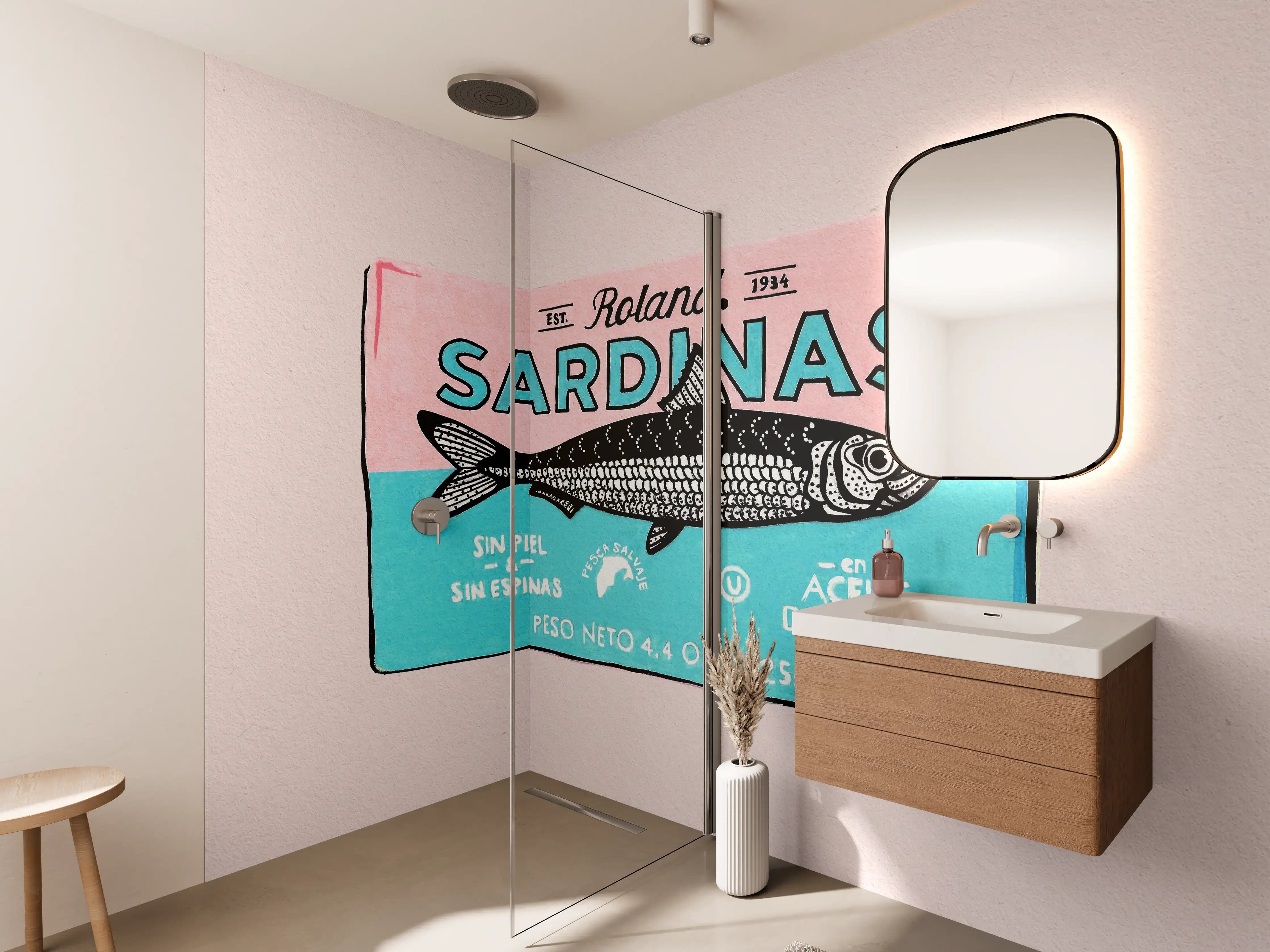Wandverkleidung Bad - Roland Sardinas