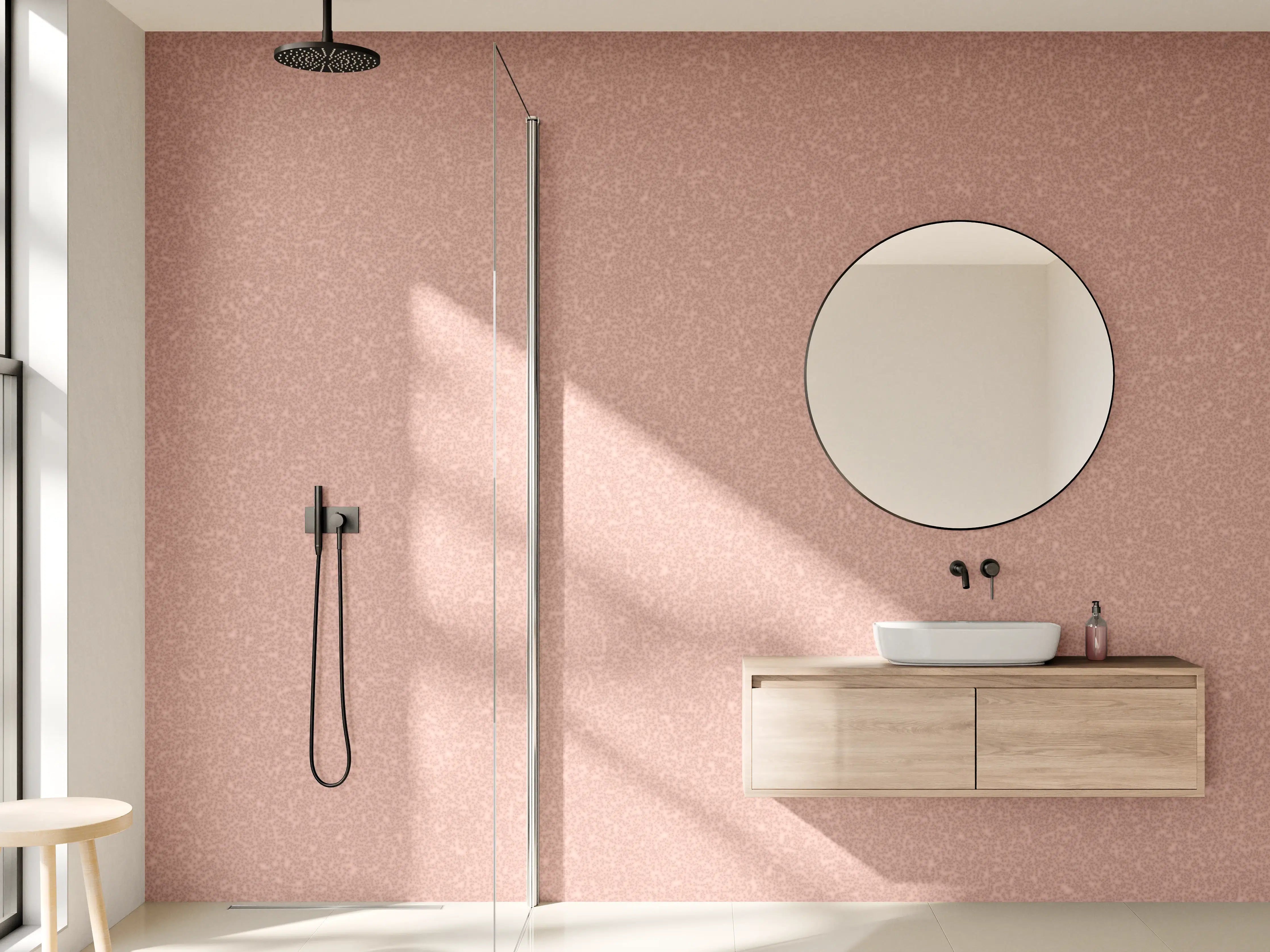 Wandverkleidung Bad - Rosa Wandtextur - Korallenfarbe