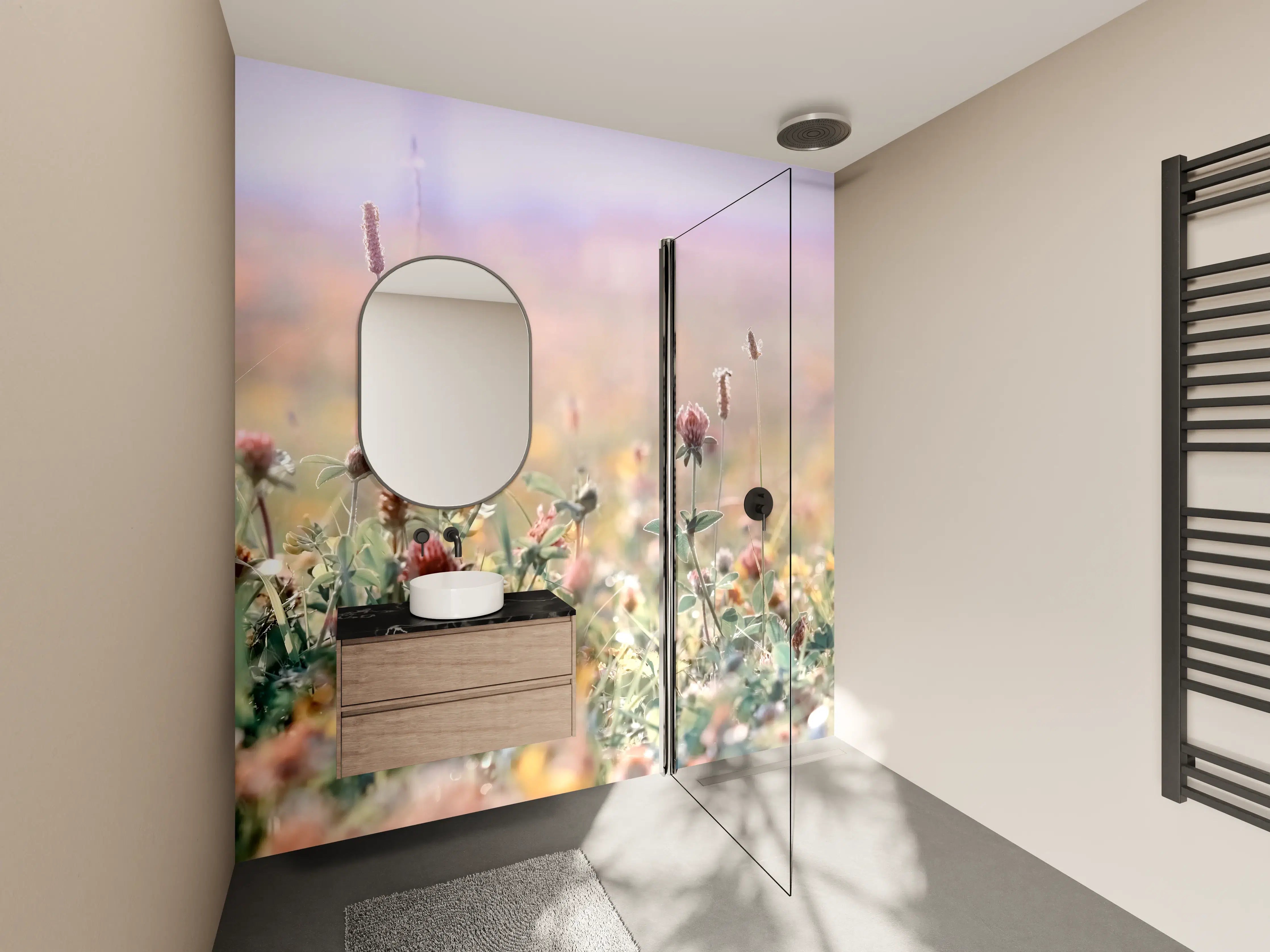 Wandverkleidung Bad - Schöne Wiese