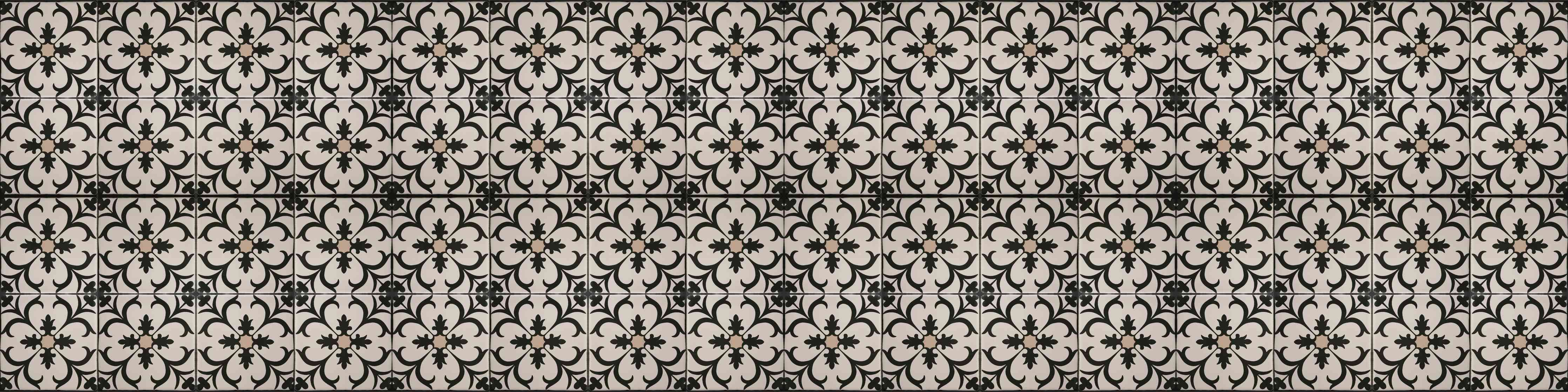 Wandverkleidung Bad-Schwarz Braun Vintage Mosaik