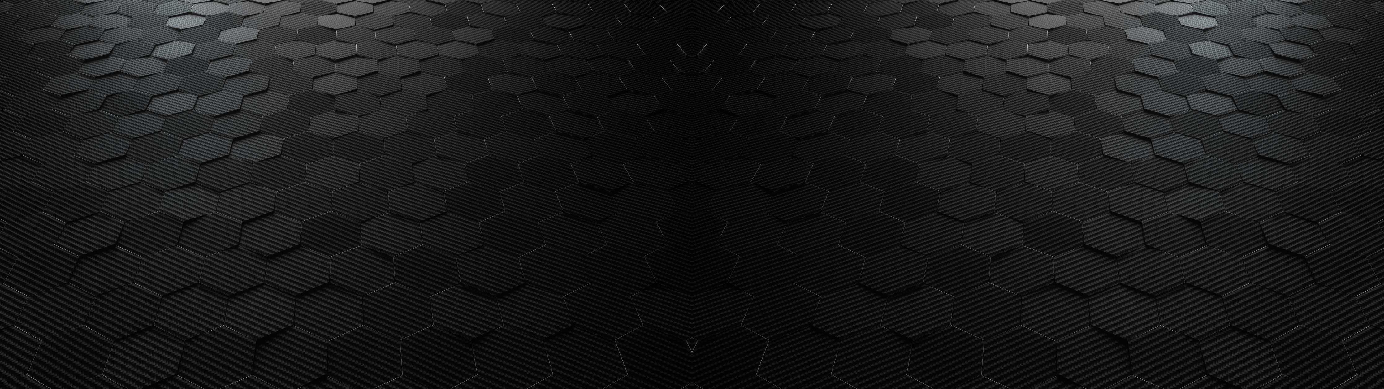 Wandverkleidung Bad-Schwarz-Graues hexagonales Muster
