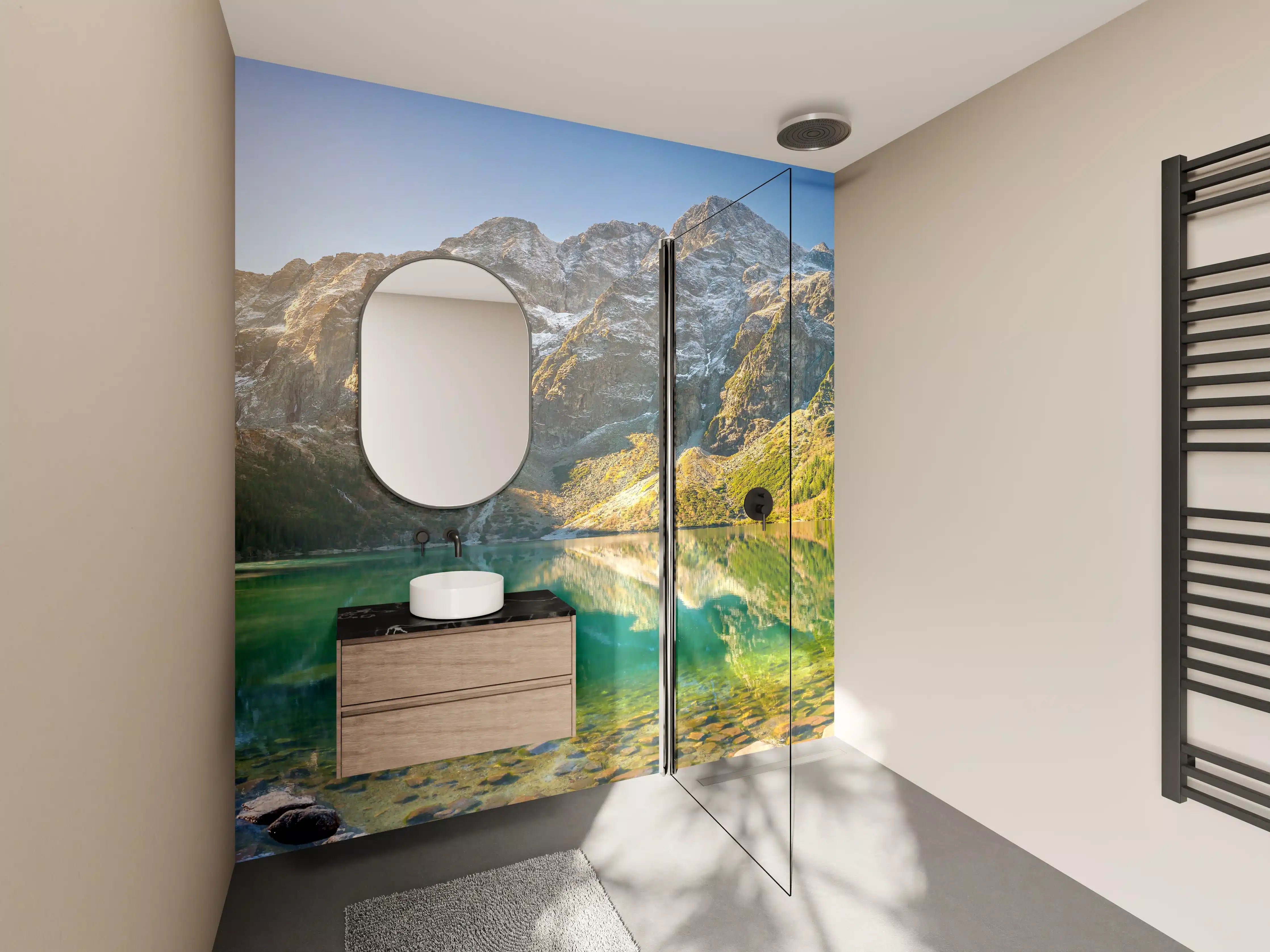 Wandverkleidung Bad - Tatra-Nationalpark