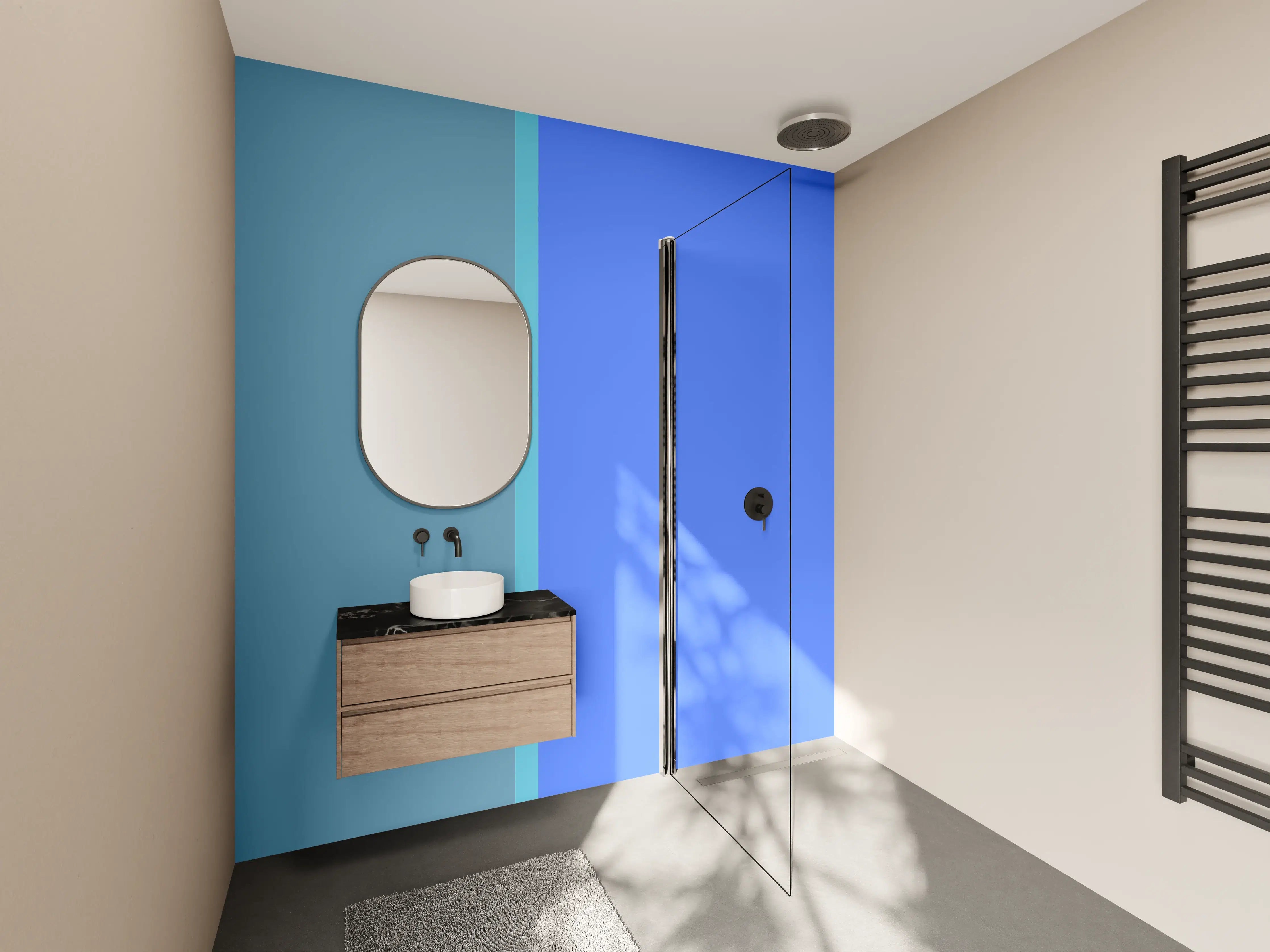 Wandverkleidung Bad - The Blues - Easy Vertical - Cornflower