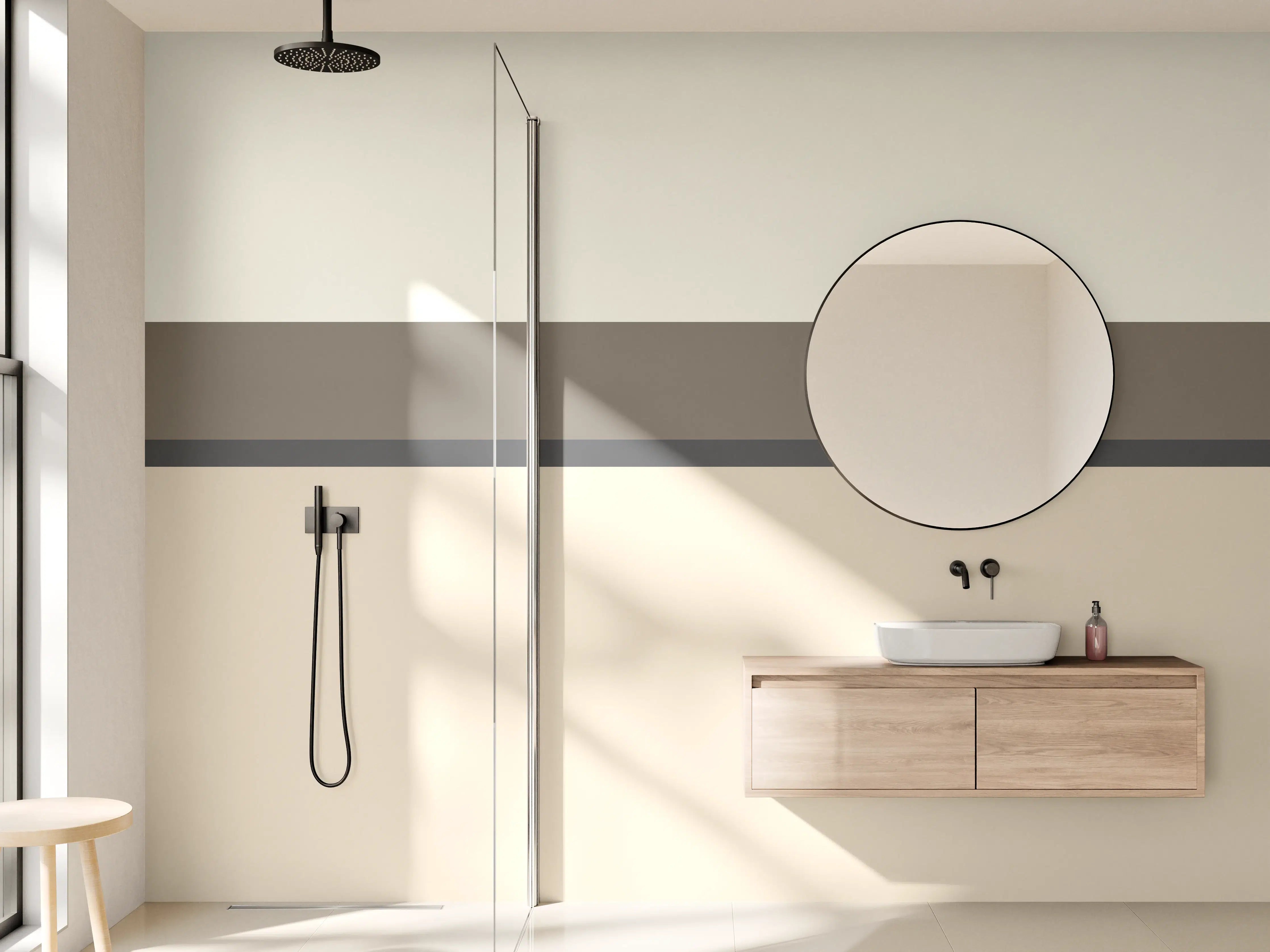 Wandverkleidung Bad - The Nudes - Horizontal - Toffee