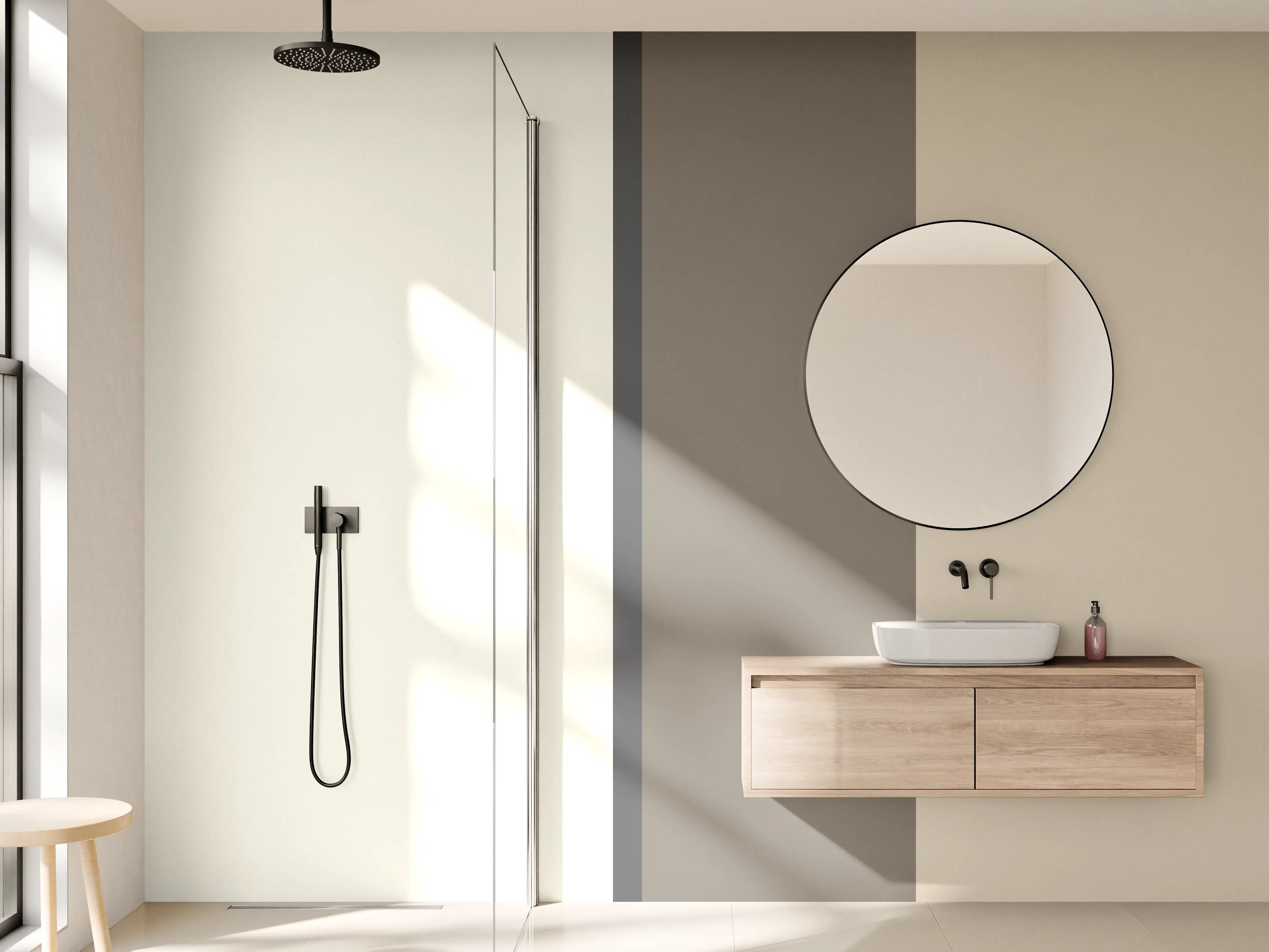 Wandverkleidung Bad - The Nudes - Vertikal - Toffee