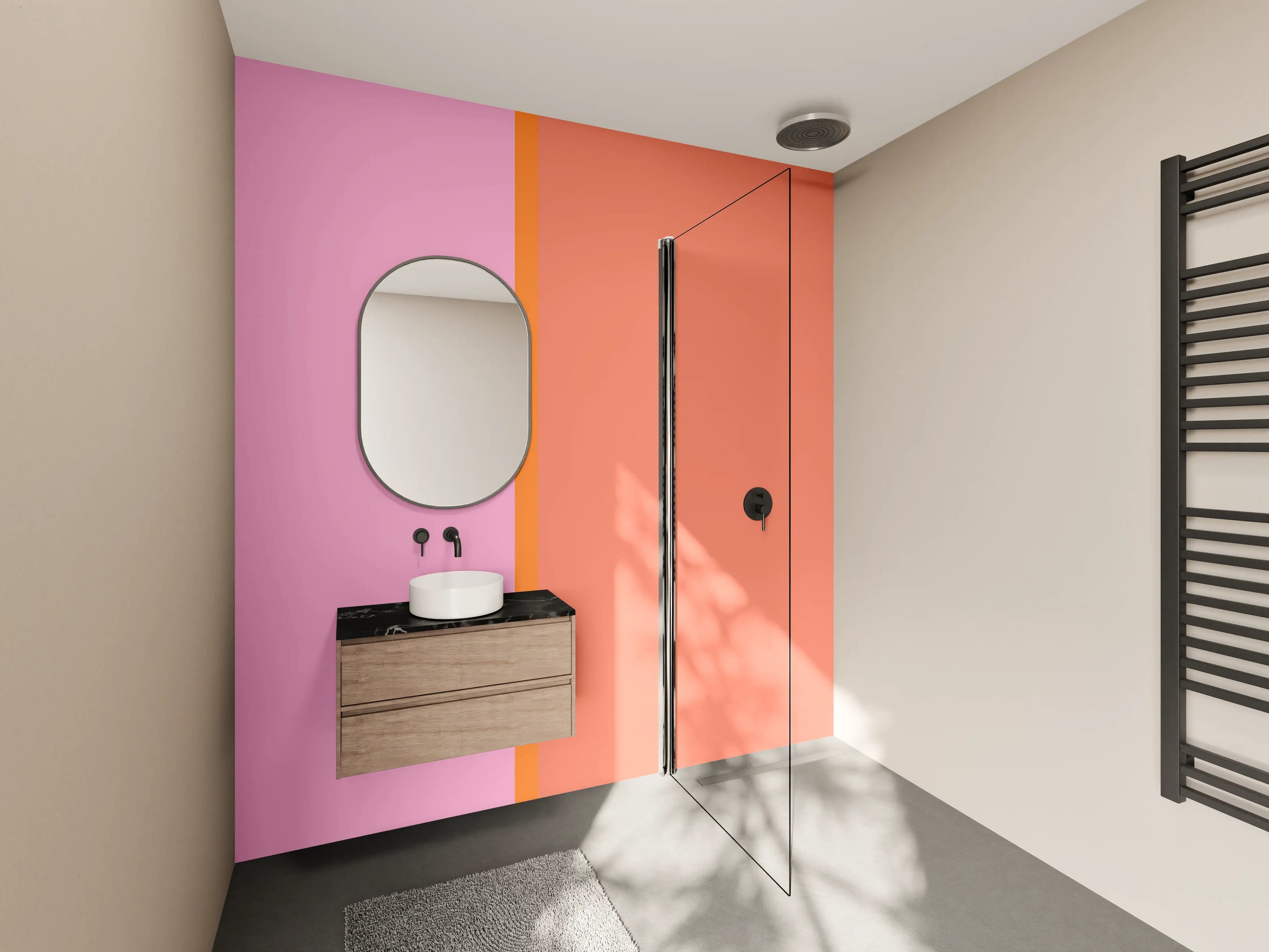 Wandverkleidung Bad - The Oranges - Easy Vertical - Coral