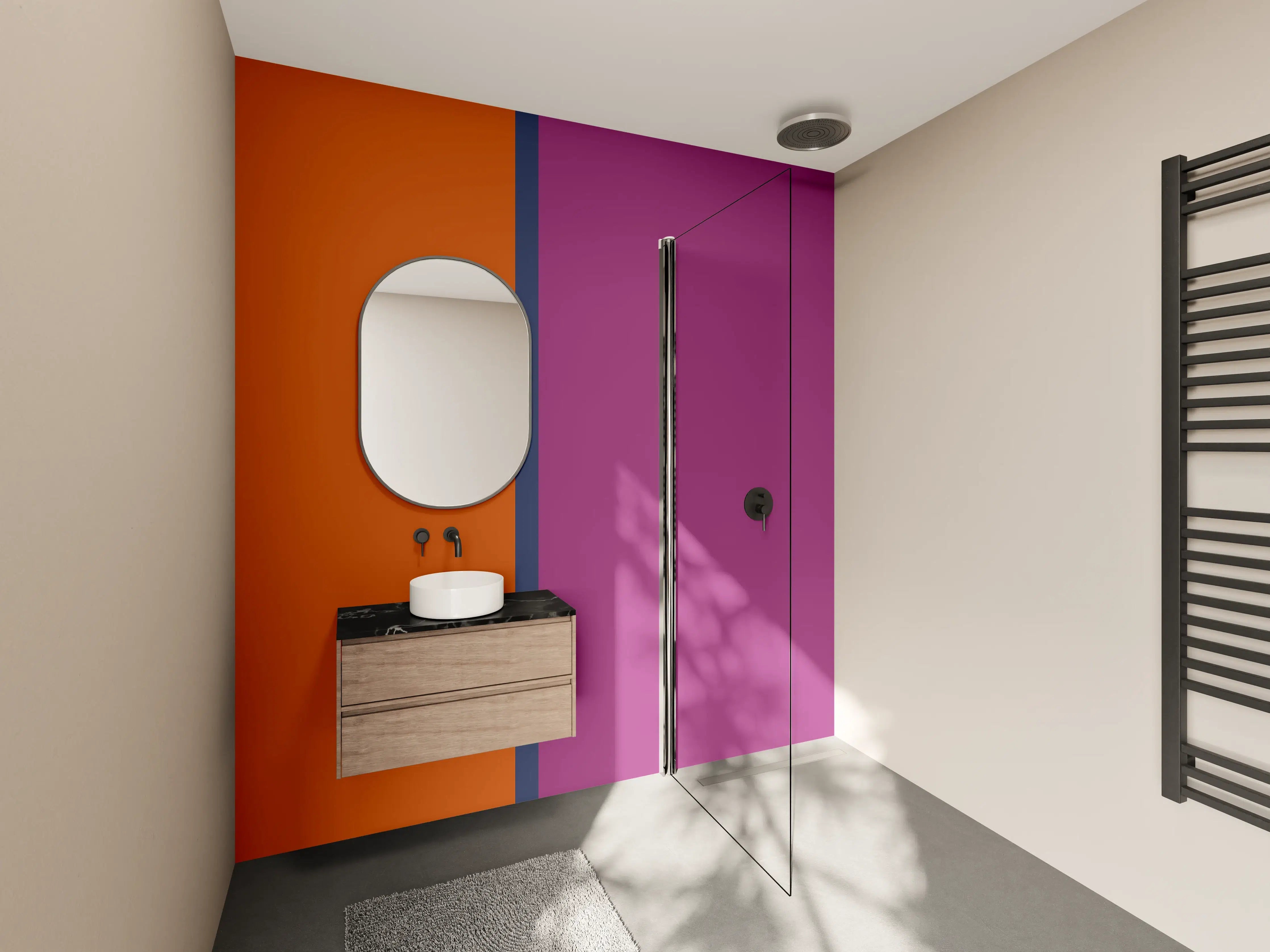 Wandverkleidung Bad - The Retros - Easy Vertikal - Sansa