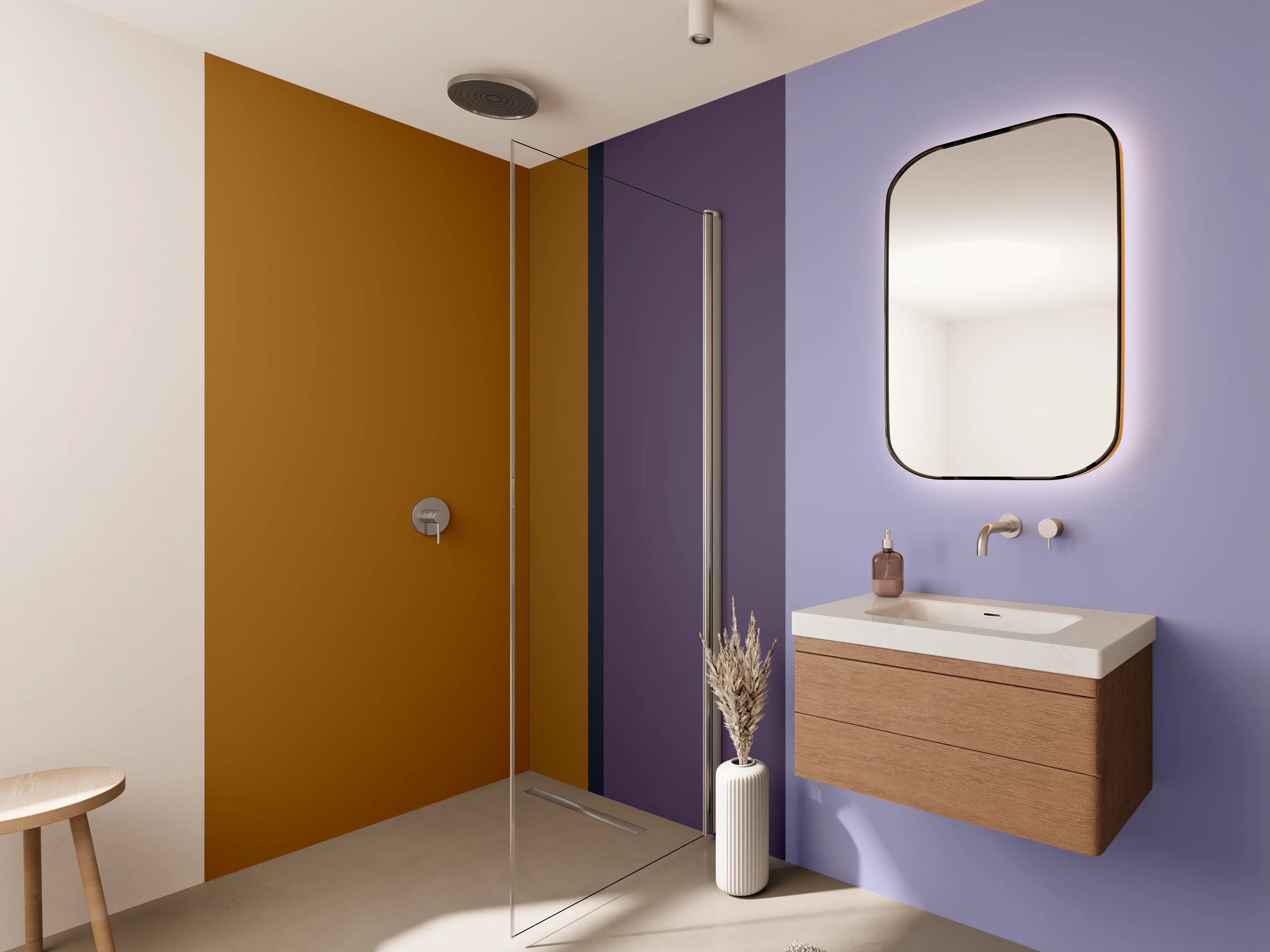 Wandverkleidung Bad - The Retros - Vertikal - Tyrion