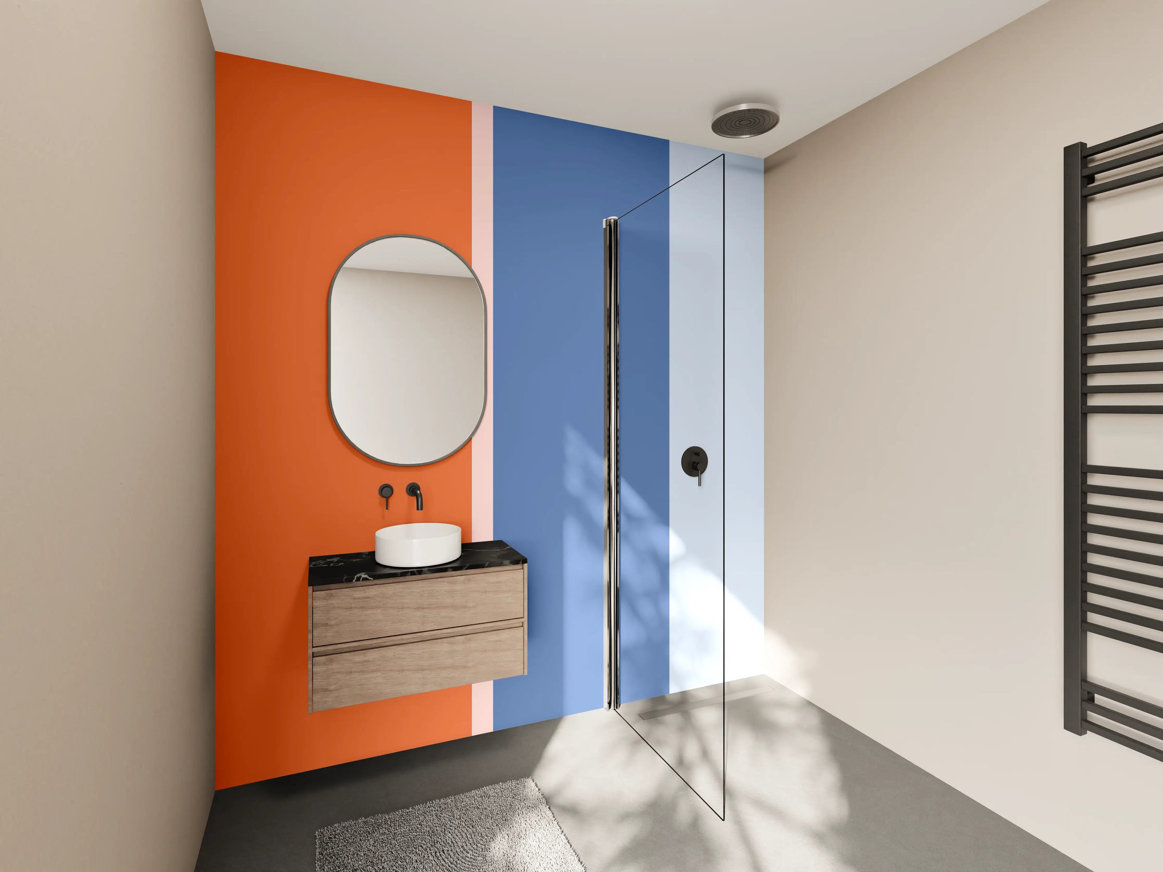 Wandverkleidung Bad - The Springs - Vertikal - Crocus