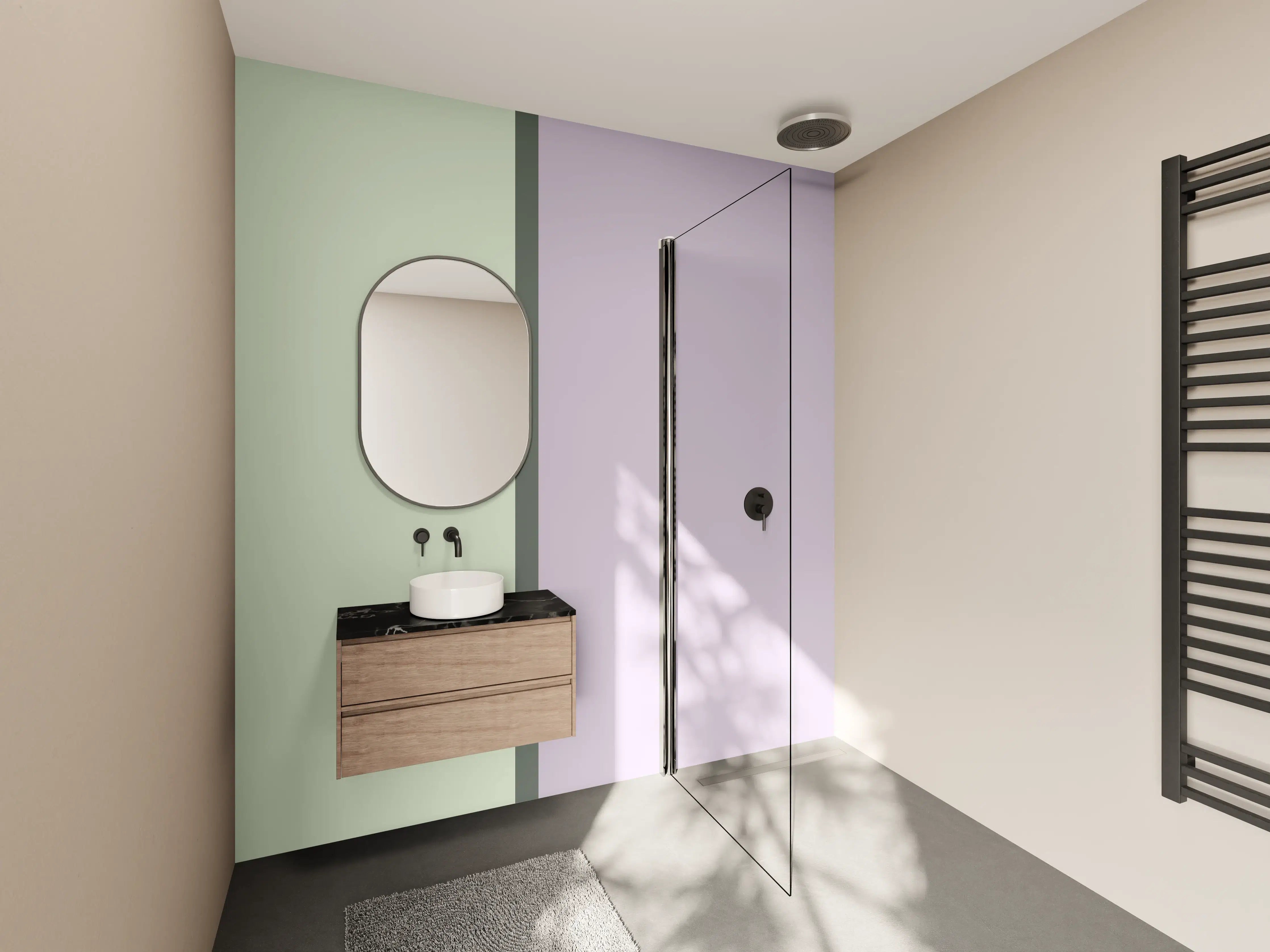 Wandverkleidung Bad - The Vintages - Easy Vertikal - Benedict
