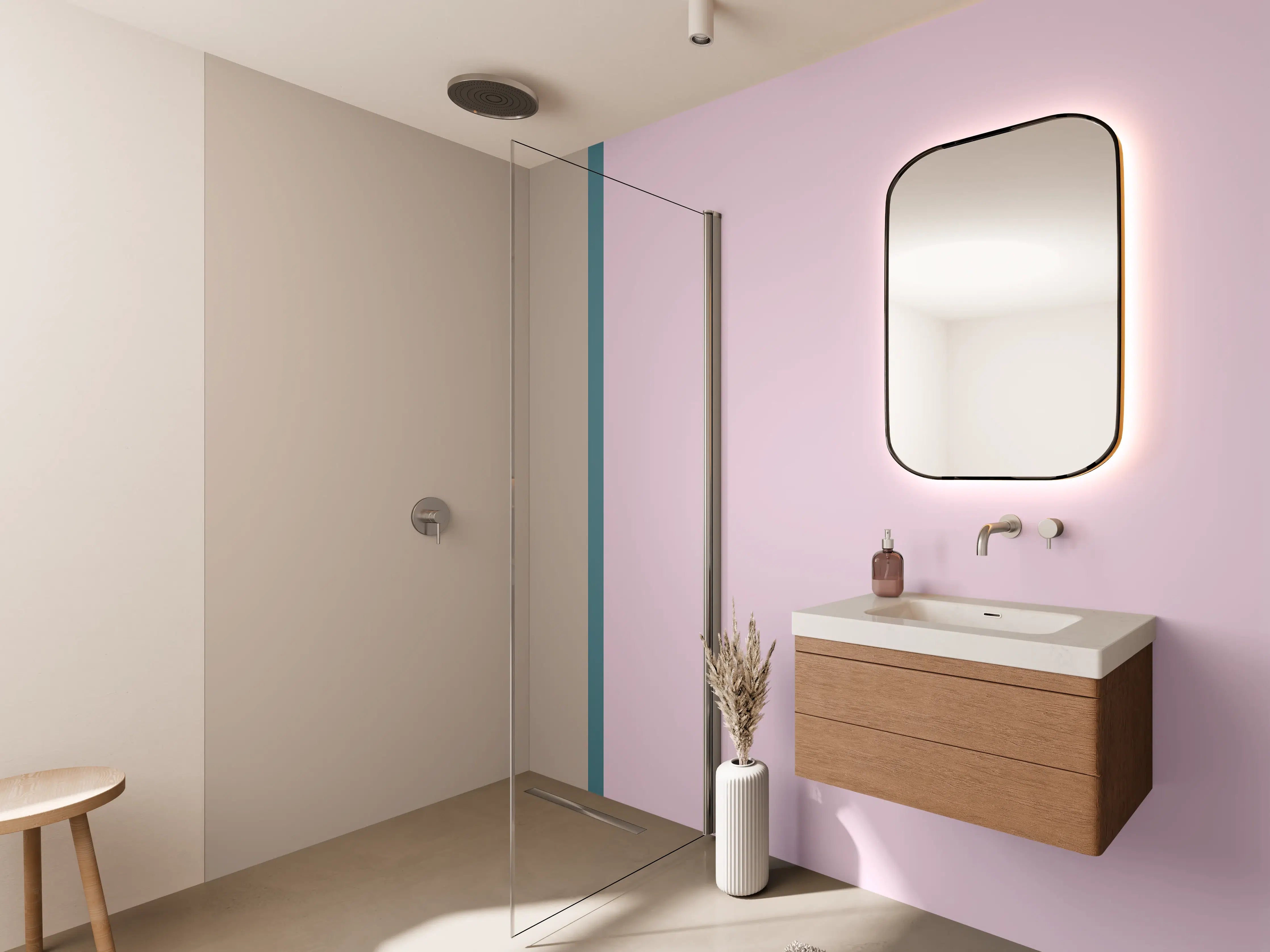 Wandverkleidung Bad - The Vintages - Easy Vertikal - Daphne