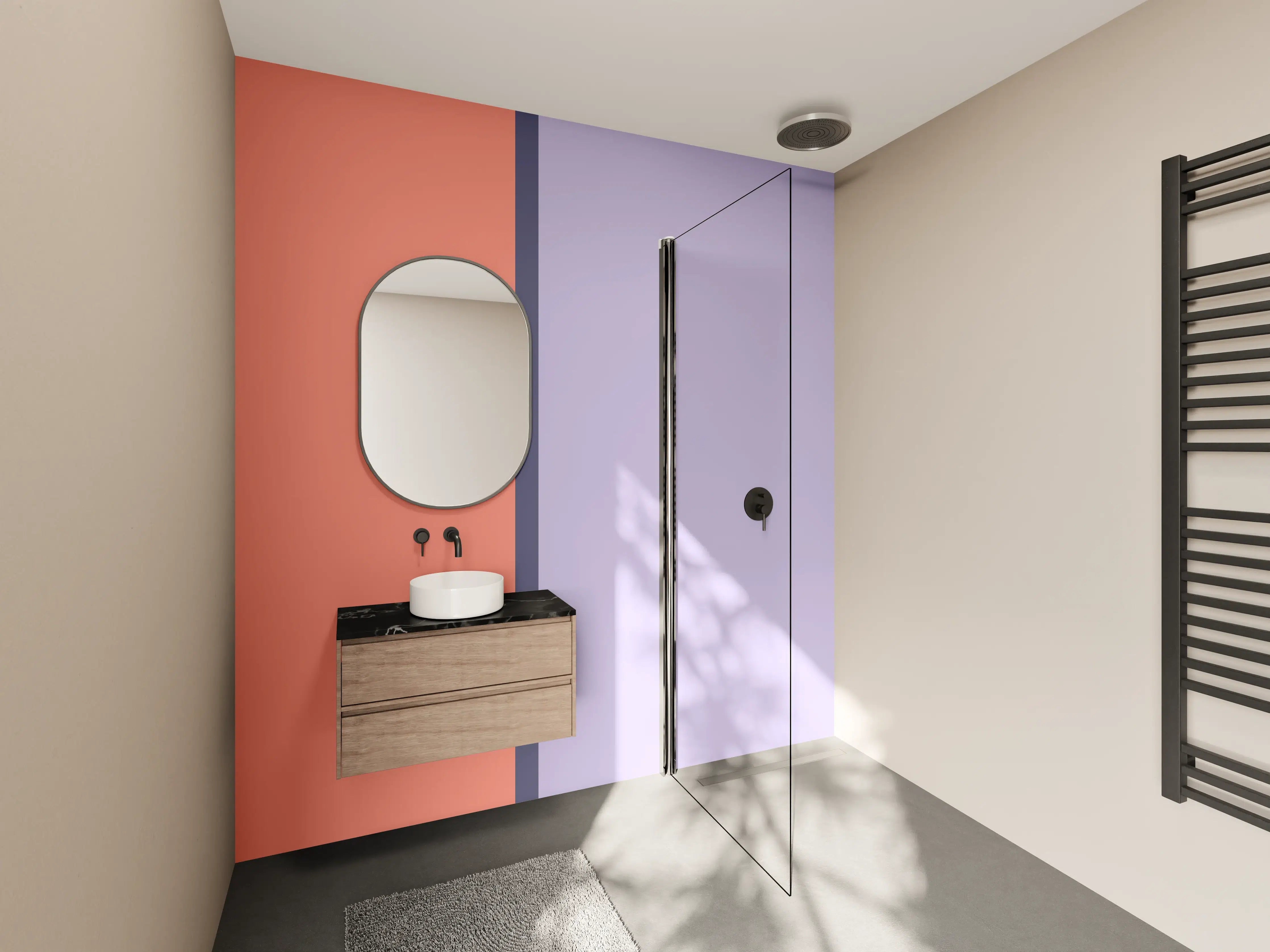 Wandverkleidung Bad - The Vintages - Easy Vertikal - Penelope