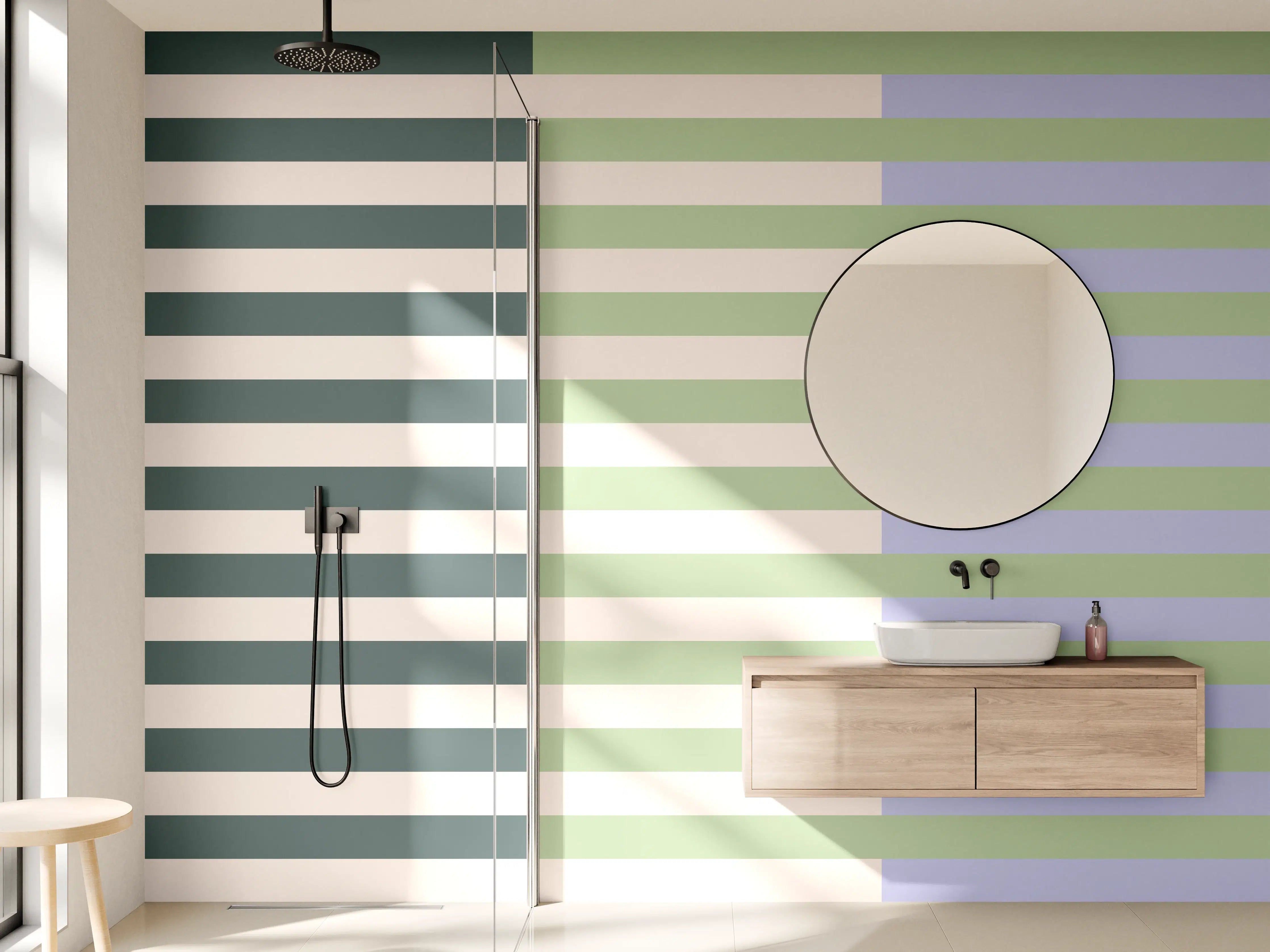 Wandverkleidung Bad - The Vintages - Multy Stripes - Colin