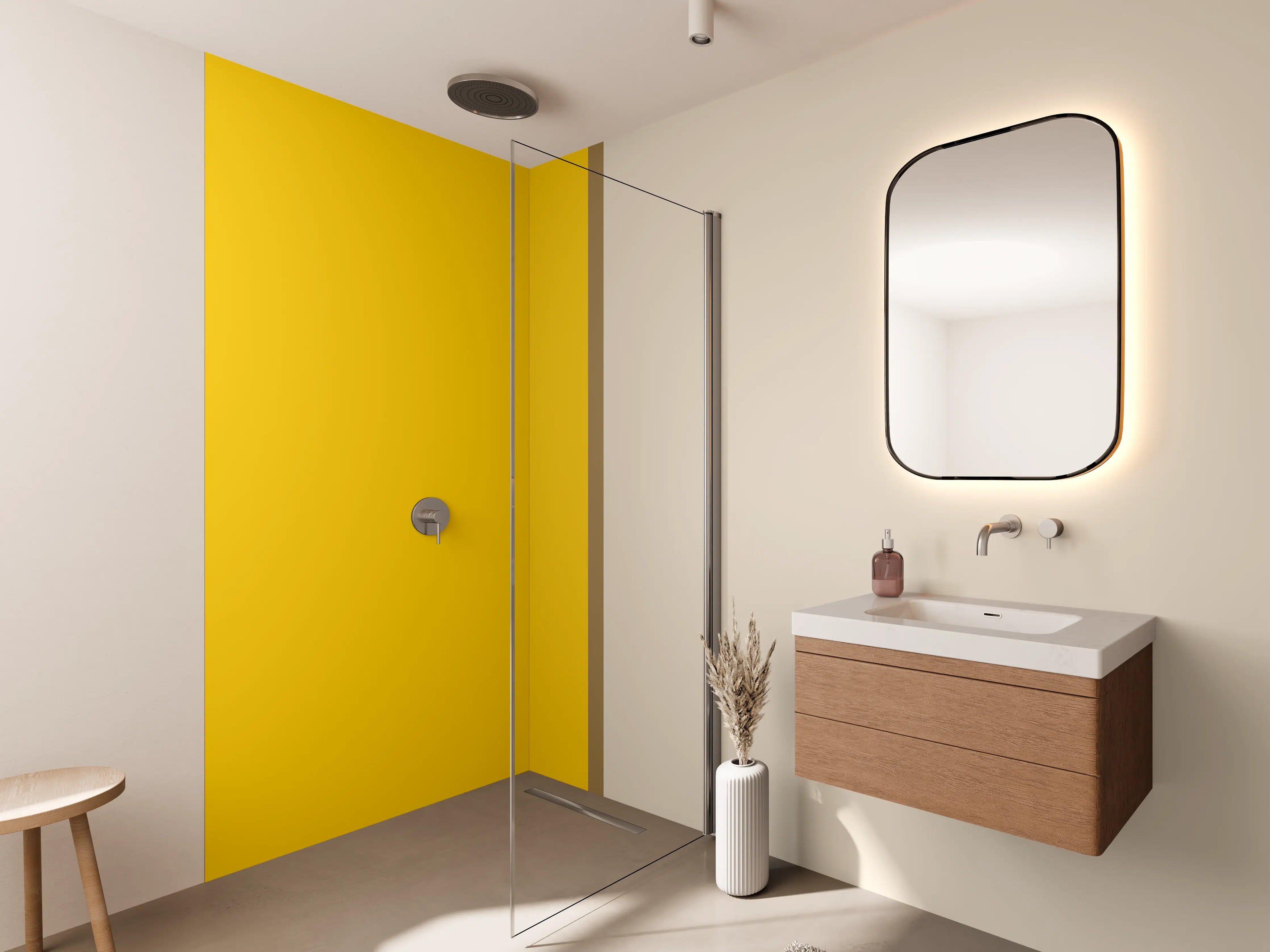 Wandverkleidung Bad - The Yellows - Easy Vertical - Saffron