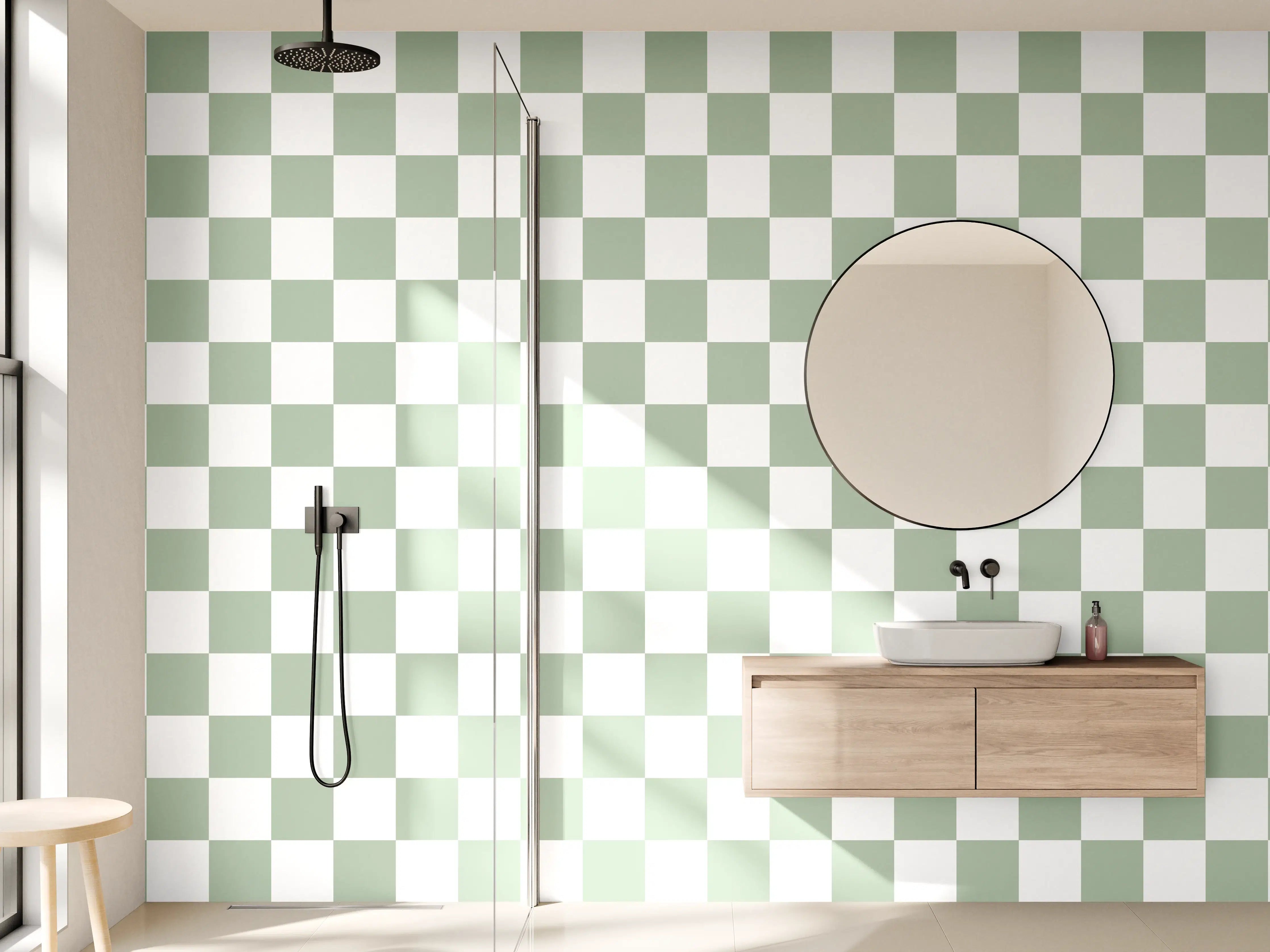 Wandverkleidung Bad - Transparente quadratische Geschenkverpackung