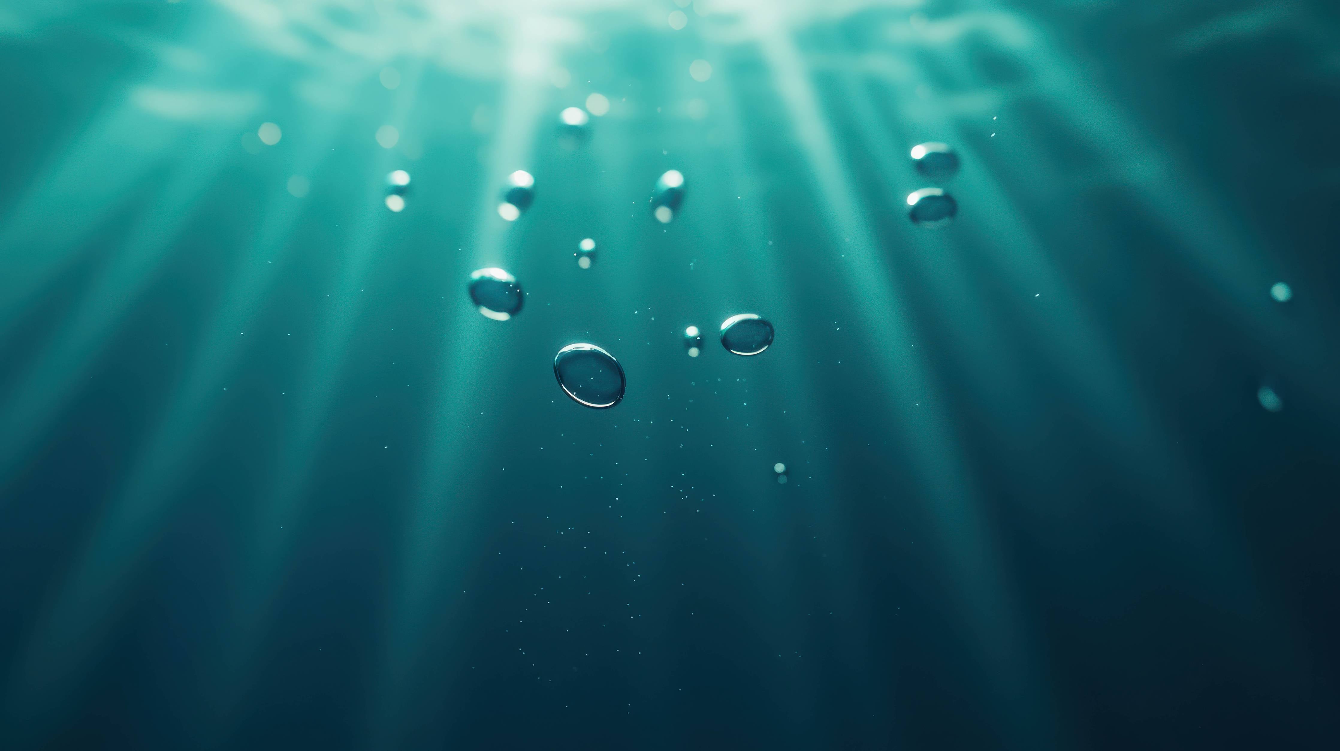 Wandverkleidung Bad-Unterwasserbläschen mit Sonnenlicht-Effekt