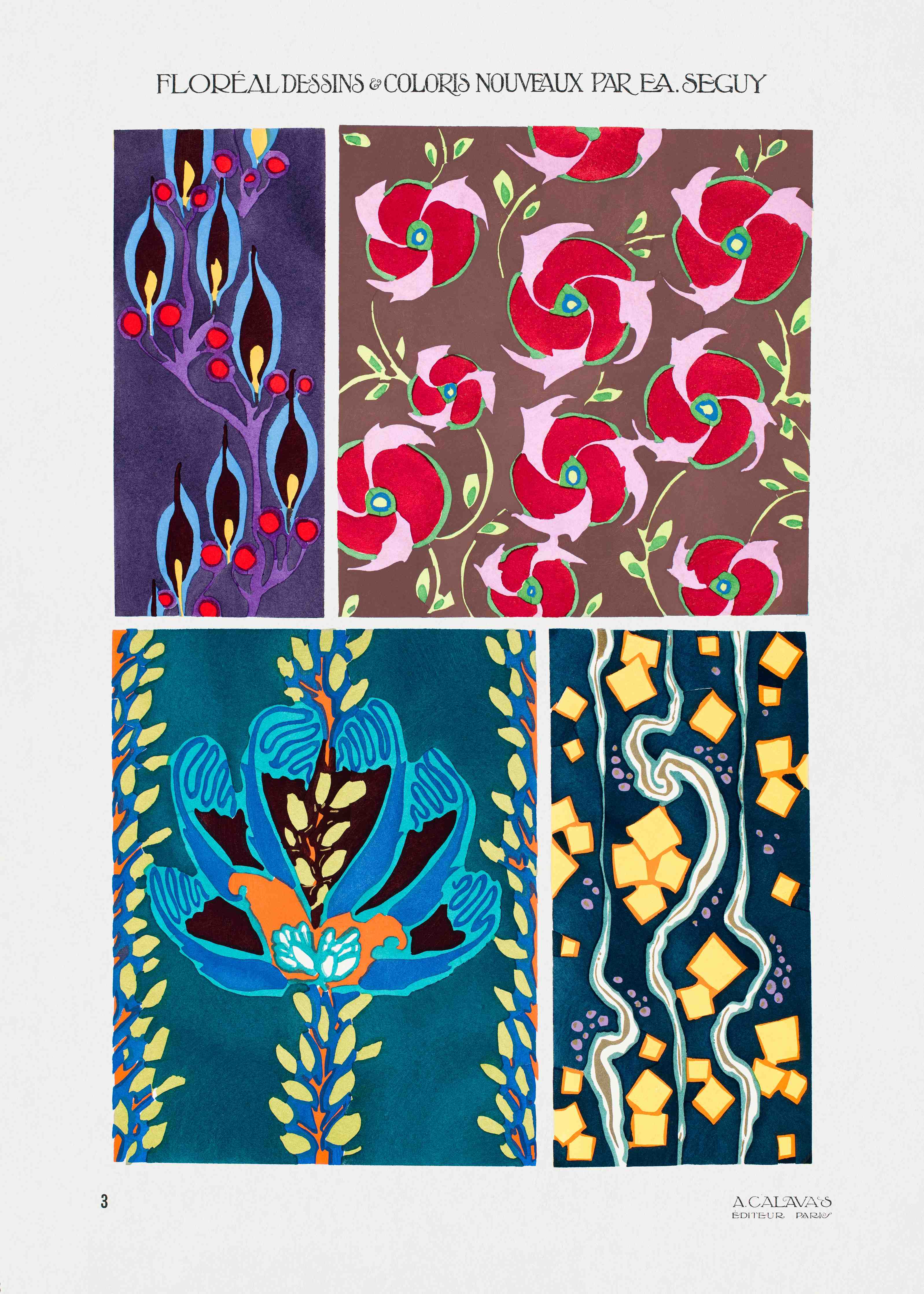Wandverkleidung Bad-Vintage Floral Kunst Poster