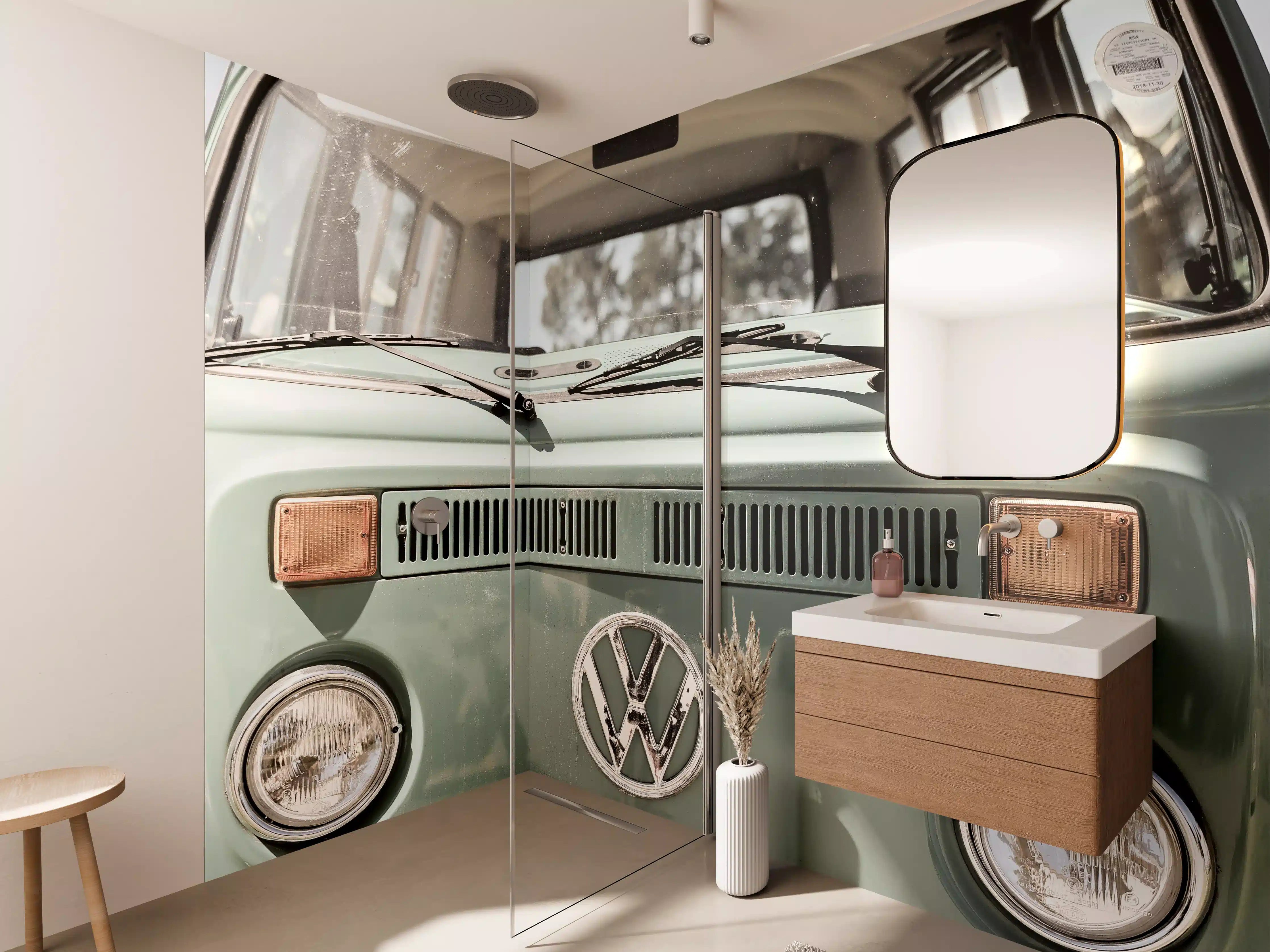 Wandverkleidung Bad - Vw Kombi