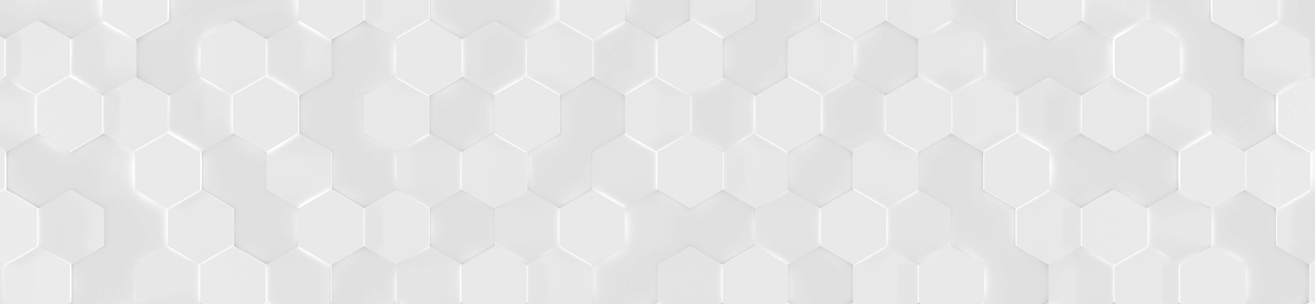 Wandverkleidung Bad-Weißes Hexagon-Muster