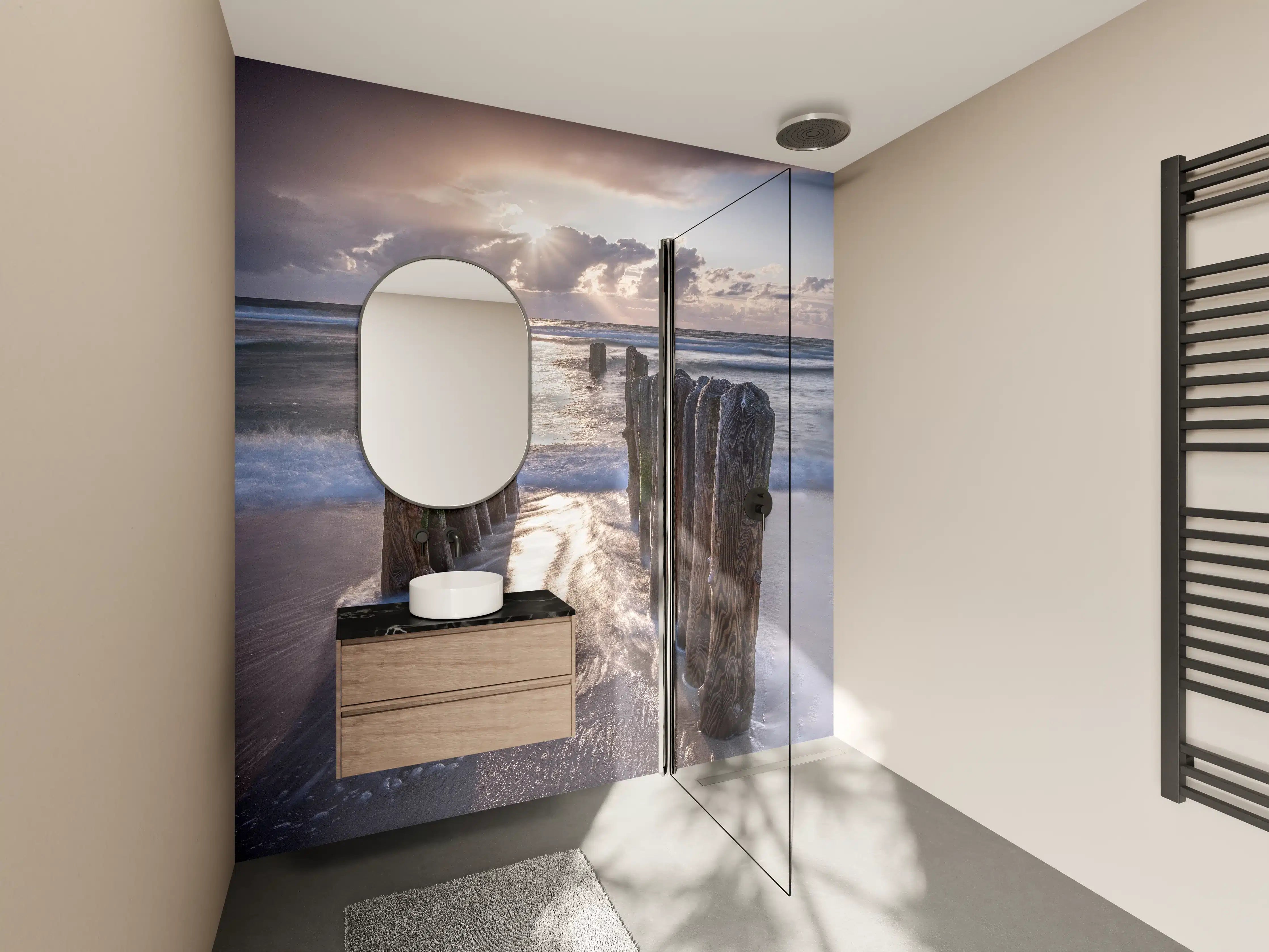 Wandverkleidung Bad - Wunderschöne Buhnen auf Sylt