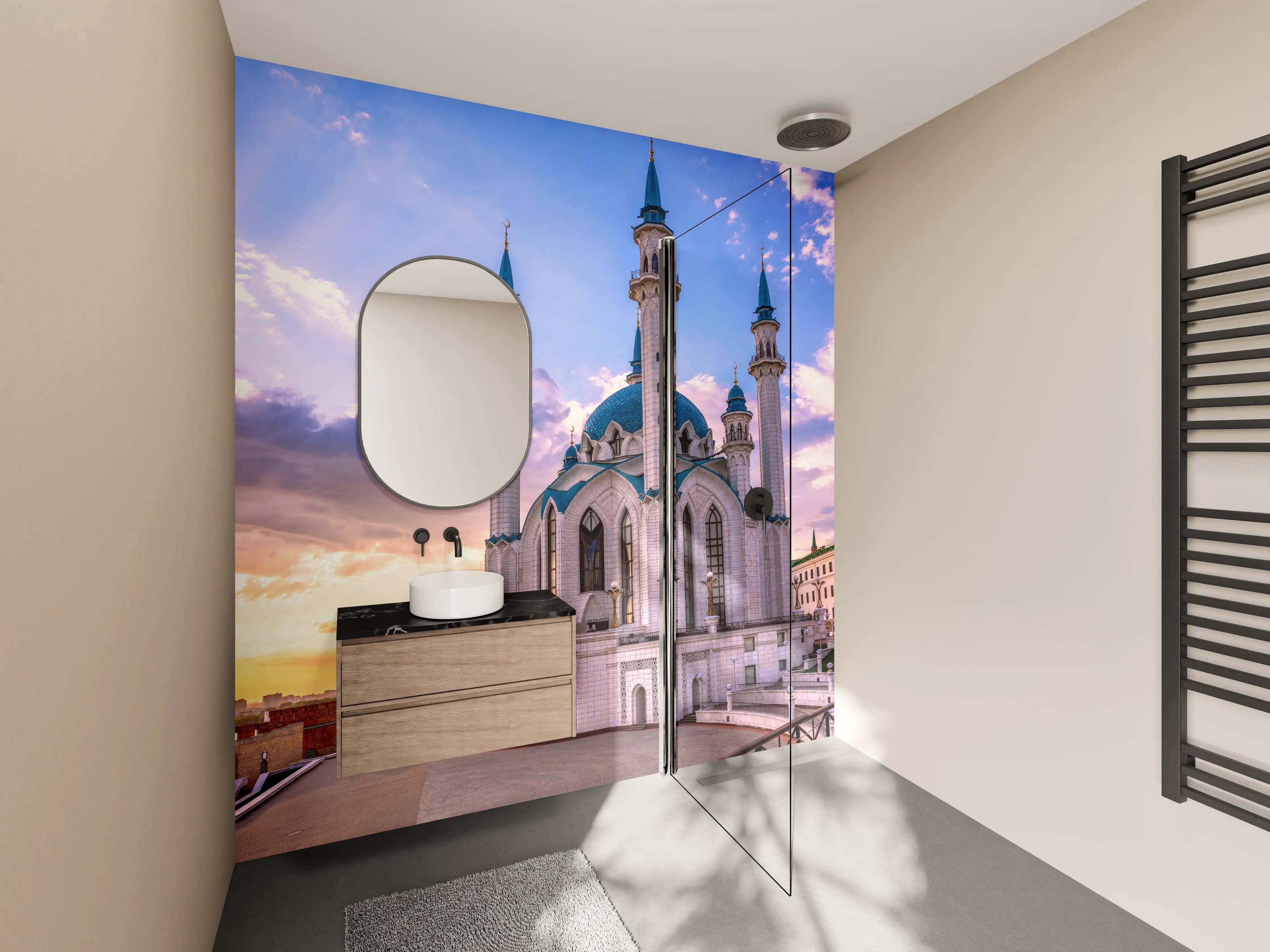 Wandverkleidung Bad - Wunderschöne Moschee - Russland