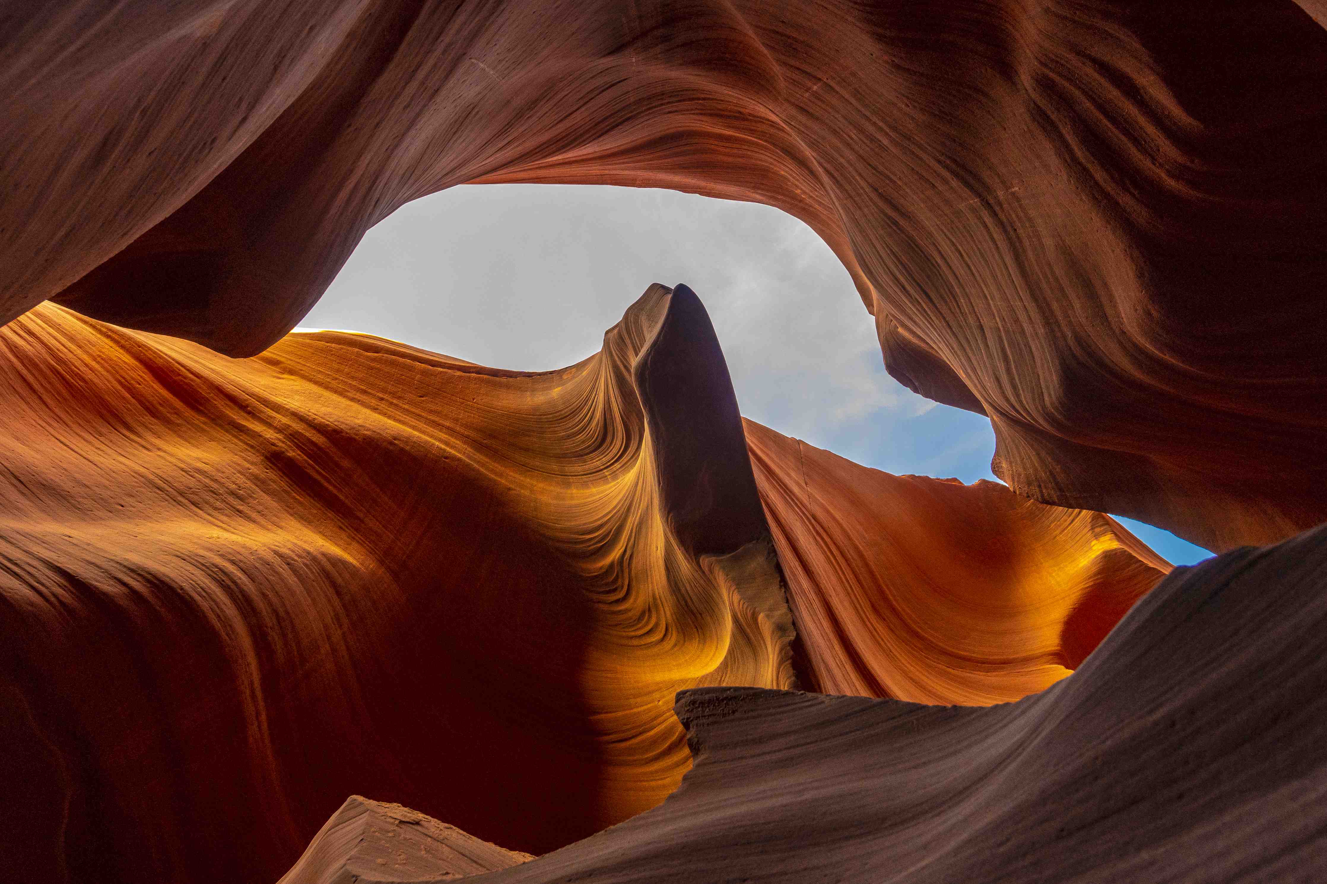 Wandverkleidung Bad-Wunderschöner Blick in den Antelope Canyon