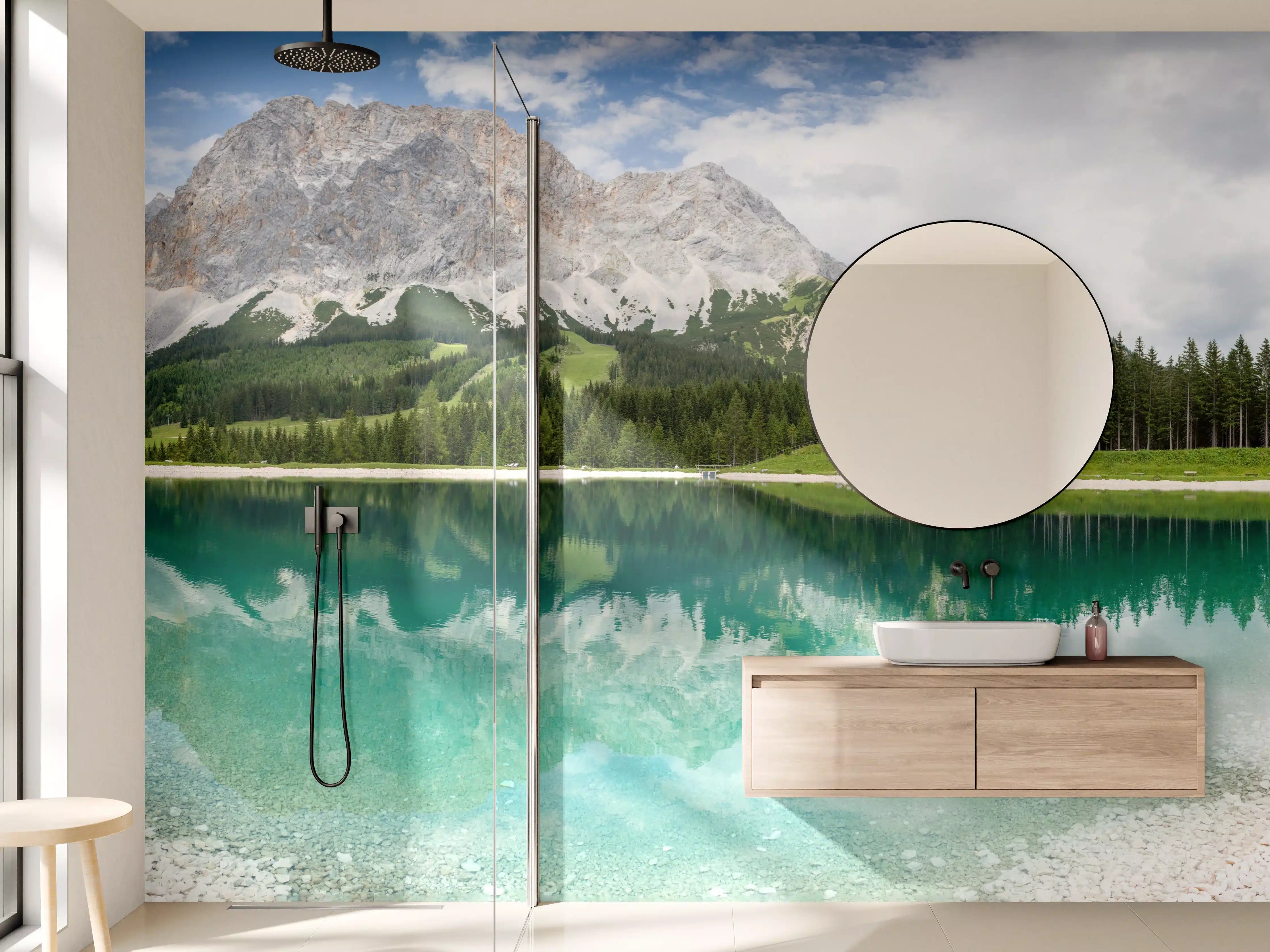 Wandverkleidung Bad - Zugspitzarena bei Ehrwald